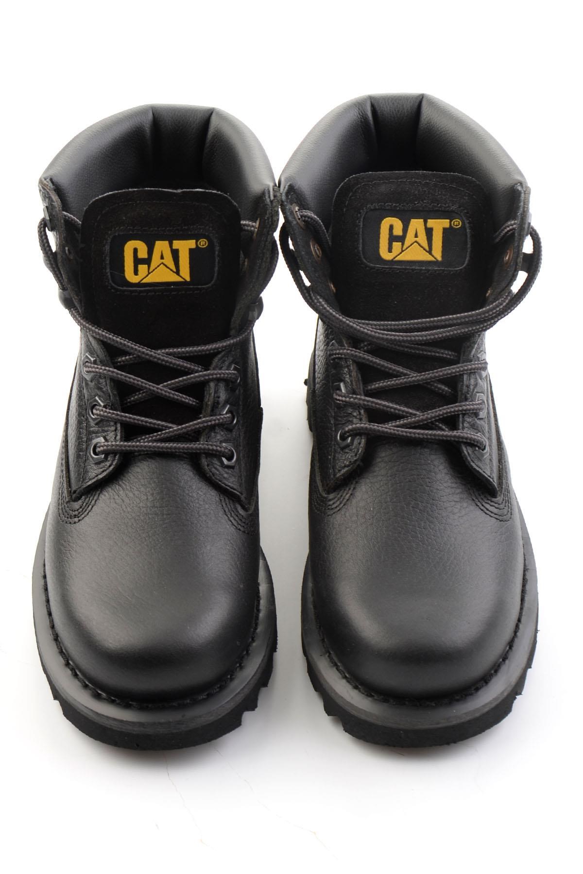 Black Hakiki Deri Kadın Bot & Bootie CAT0111000133
