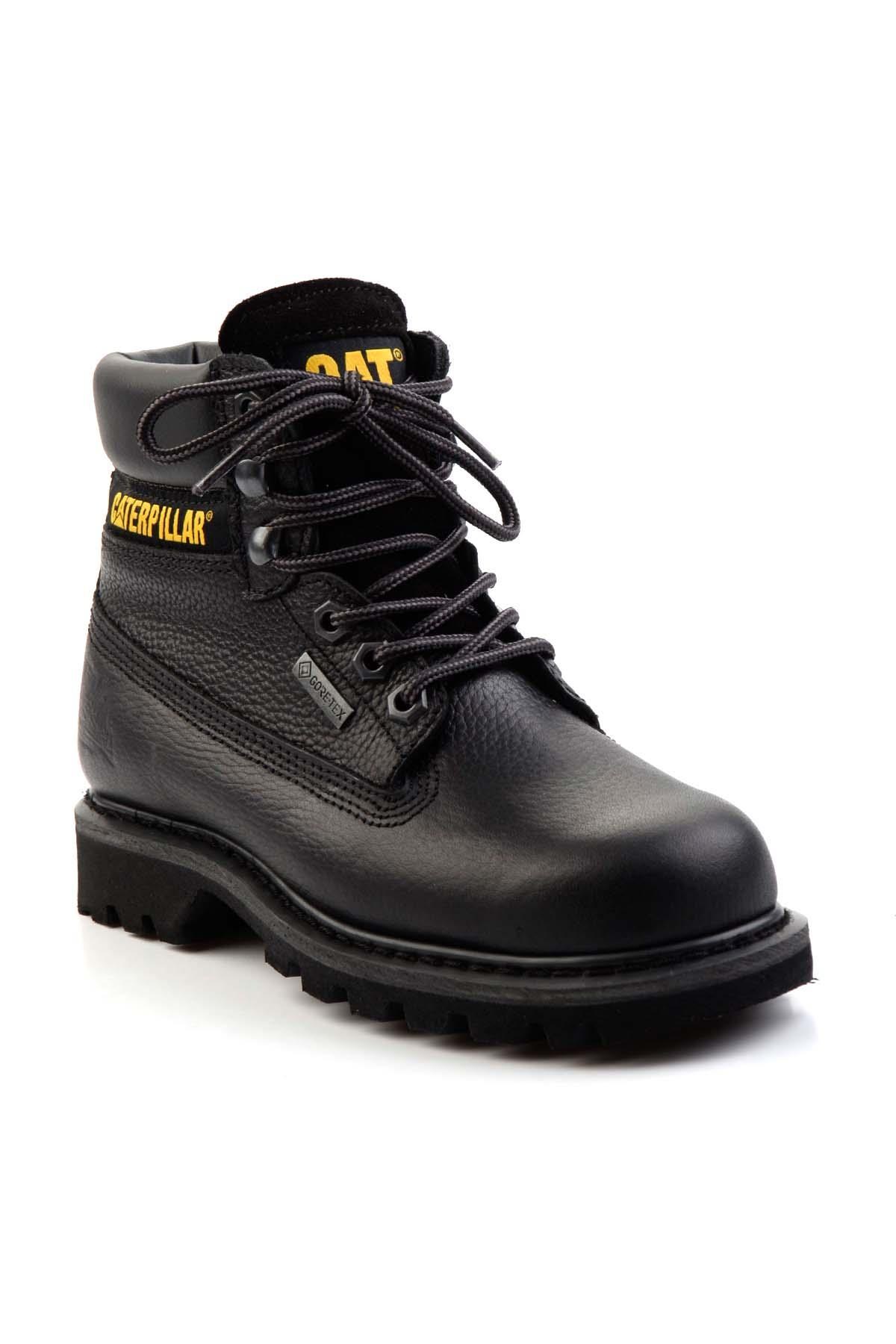Black Hakiki Deri Kadın Bot & Bootie CAT0111122303