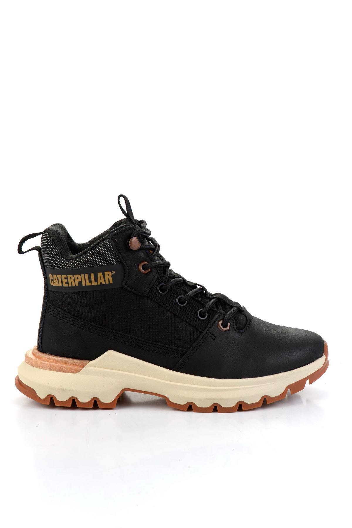 Black Hakiki Deri Kadın Bot & Bootie CAT0111099401