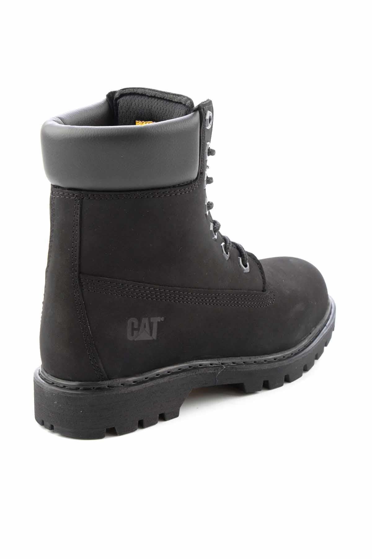 Black Hakiki Deri Kadın Bot & Bootie CAT0111009901