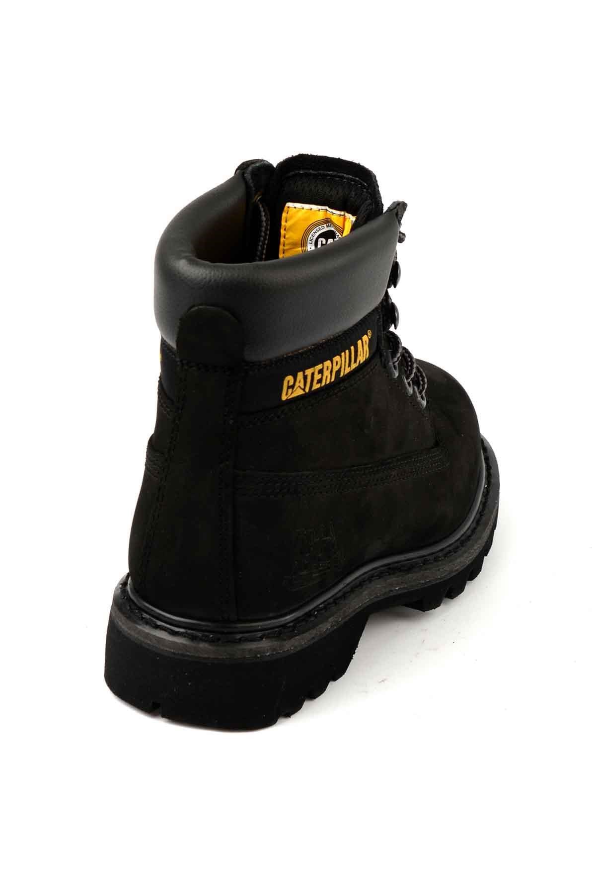 Black Hakiki Deri Kadın Bot & Bootie CAT0111000101