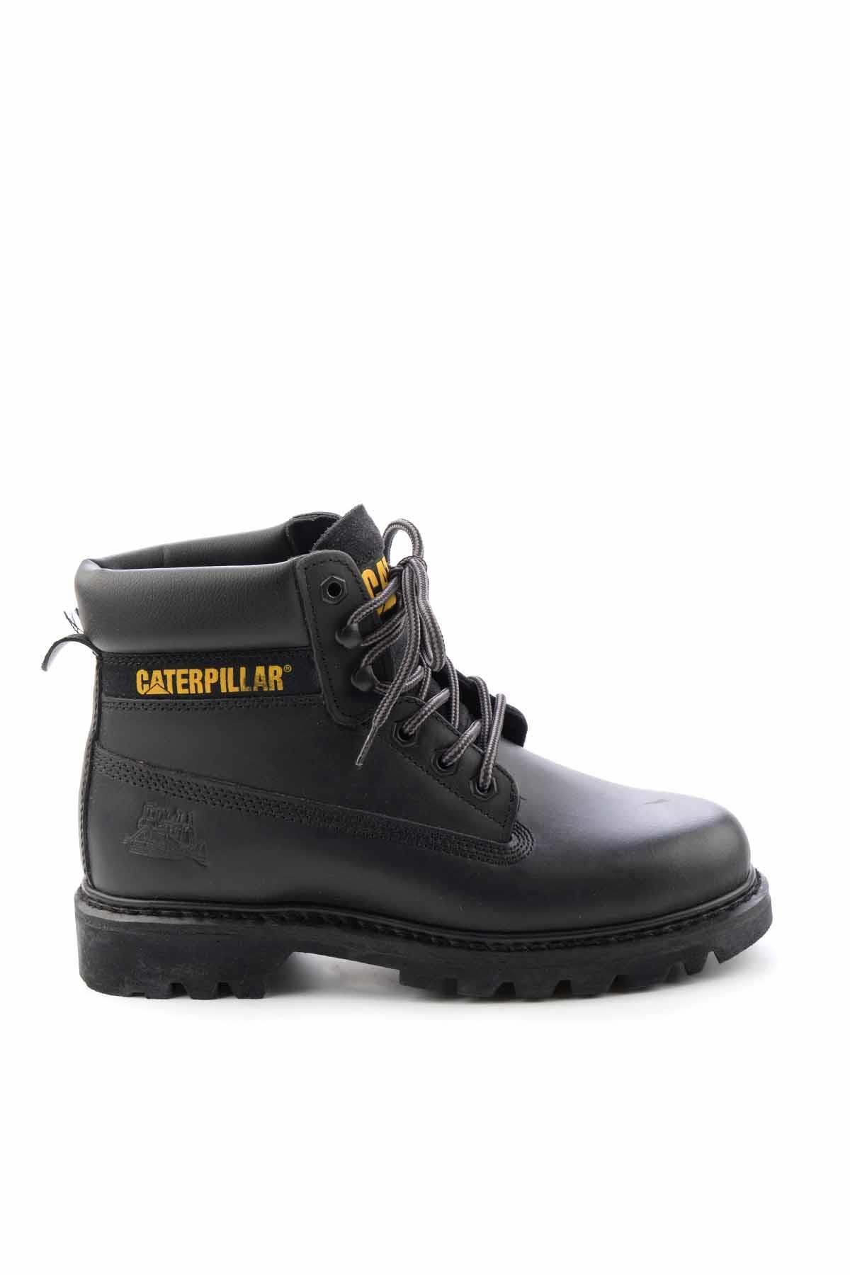 Black Hakiki Deri Kadın Bot & Bootie CAT1111000103