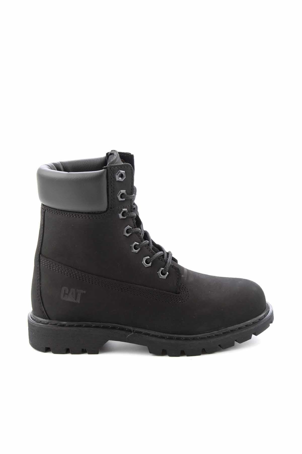 Black Hakiki Deri Kadın Bot & Bootie CAT0111009901