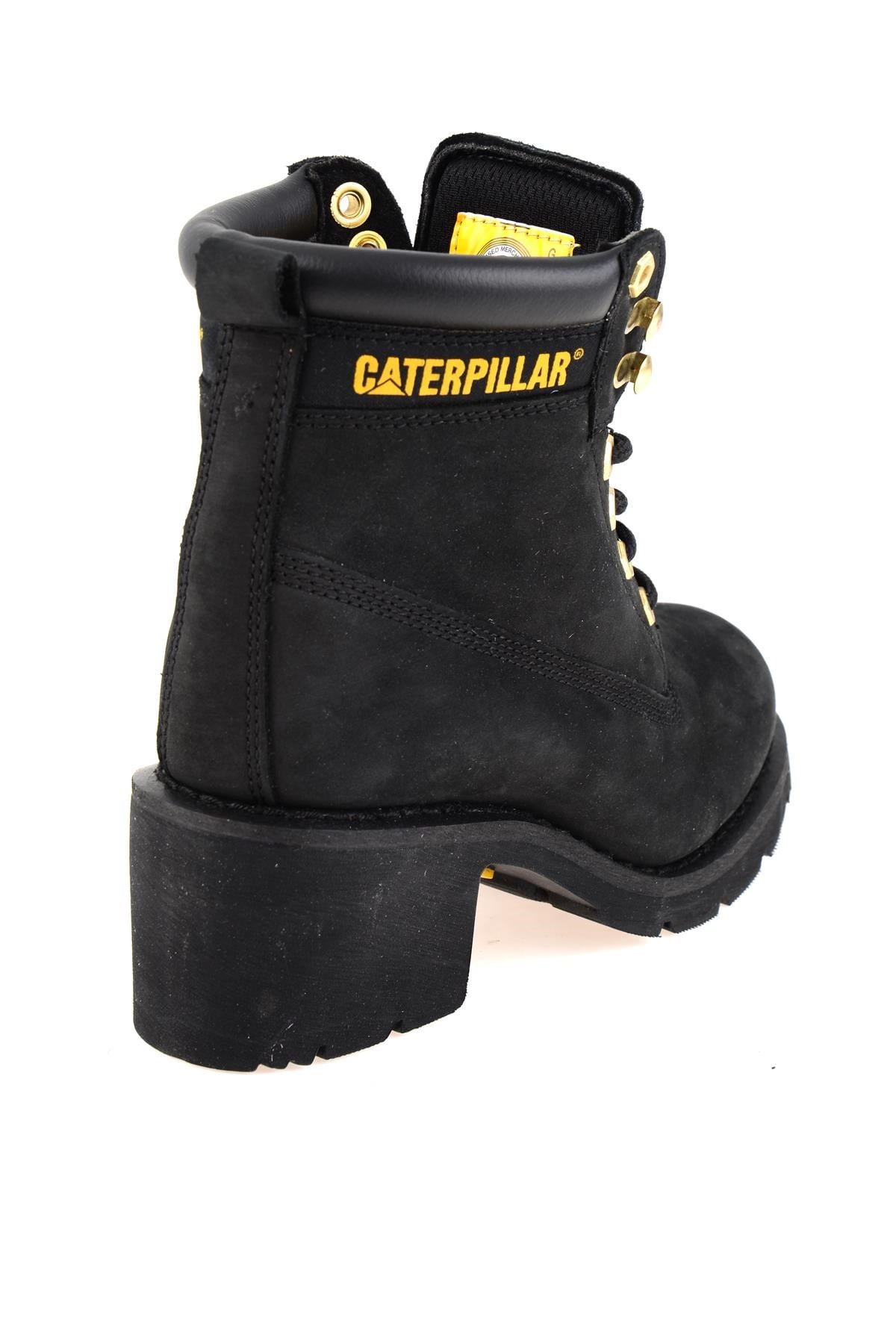 Black Hakiki Deri Kadın Bot & Bootie CAT0111083401