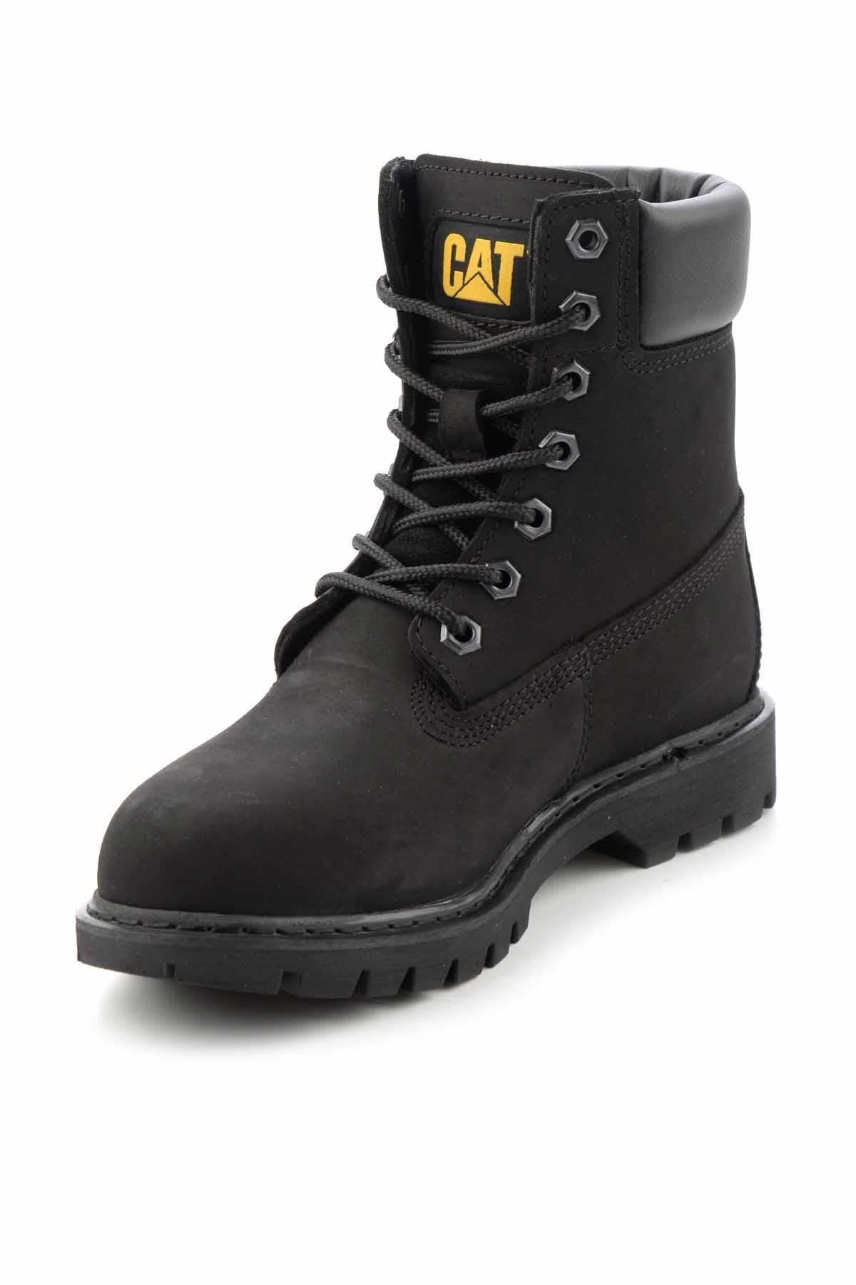 Black Hakiki Deri Kadın Bot & Bootie CAT0111009901