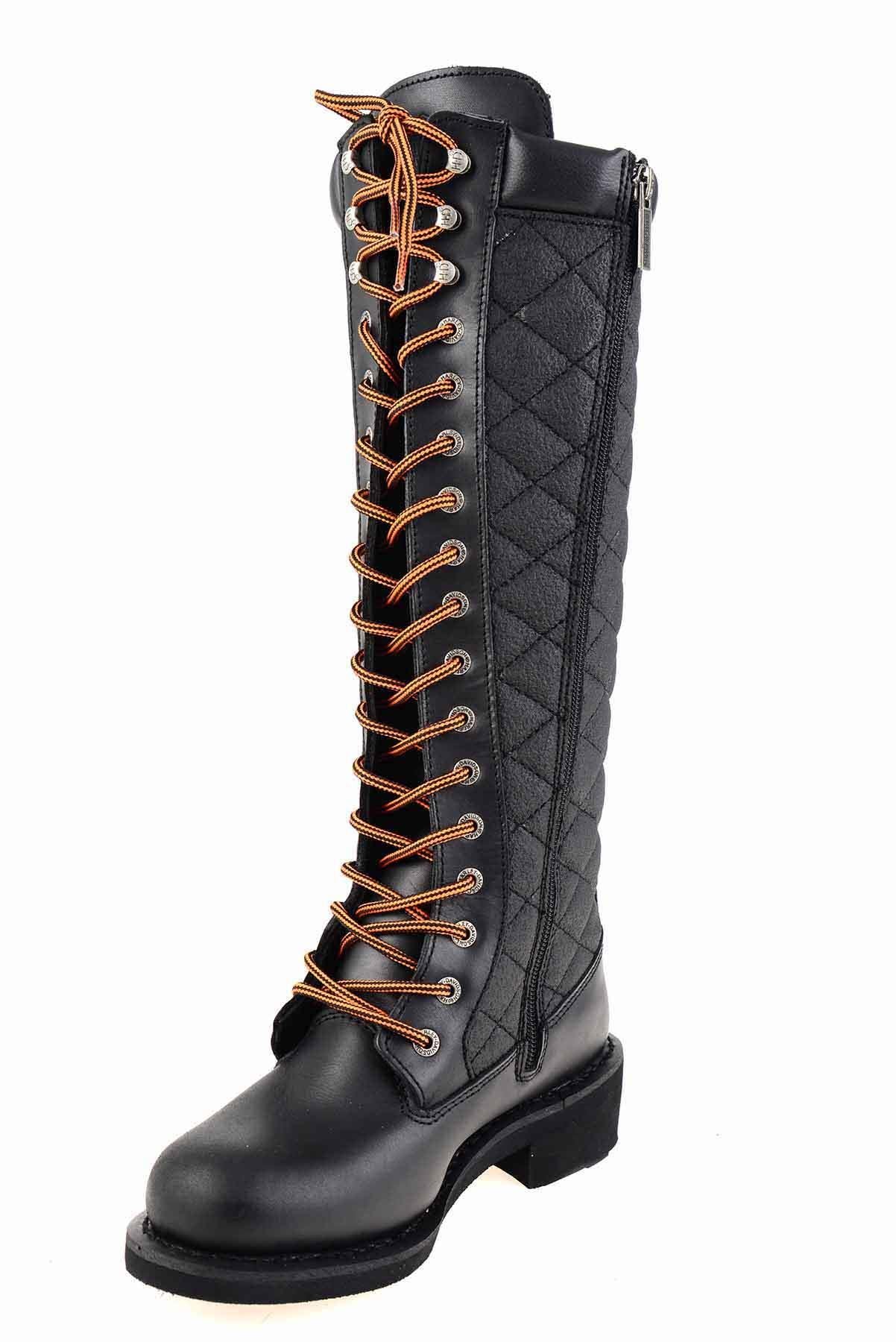 Black Hakiki Deri Kadın Bot & Bootie HD0777022303