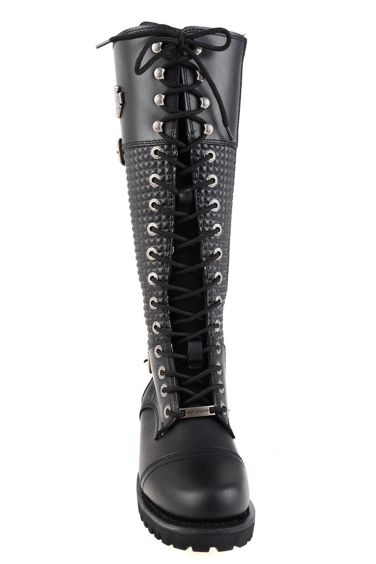 Black Hakiki Deri Kadın Bot & Bootie HD0777053303