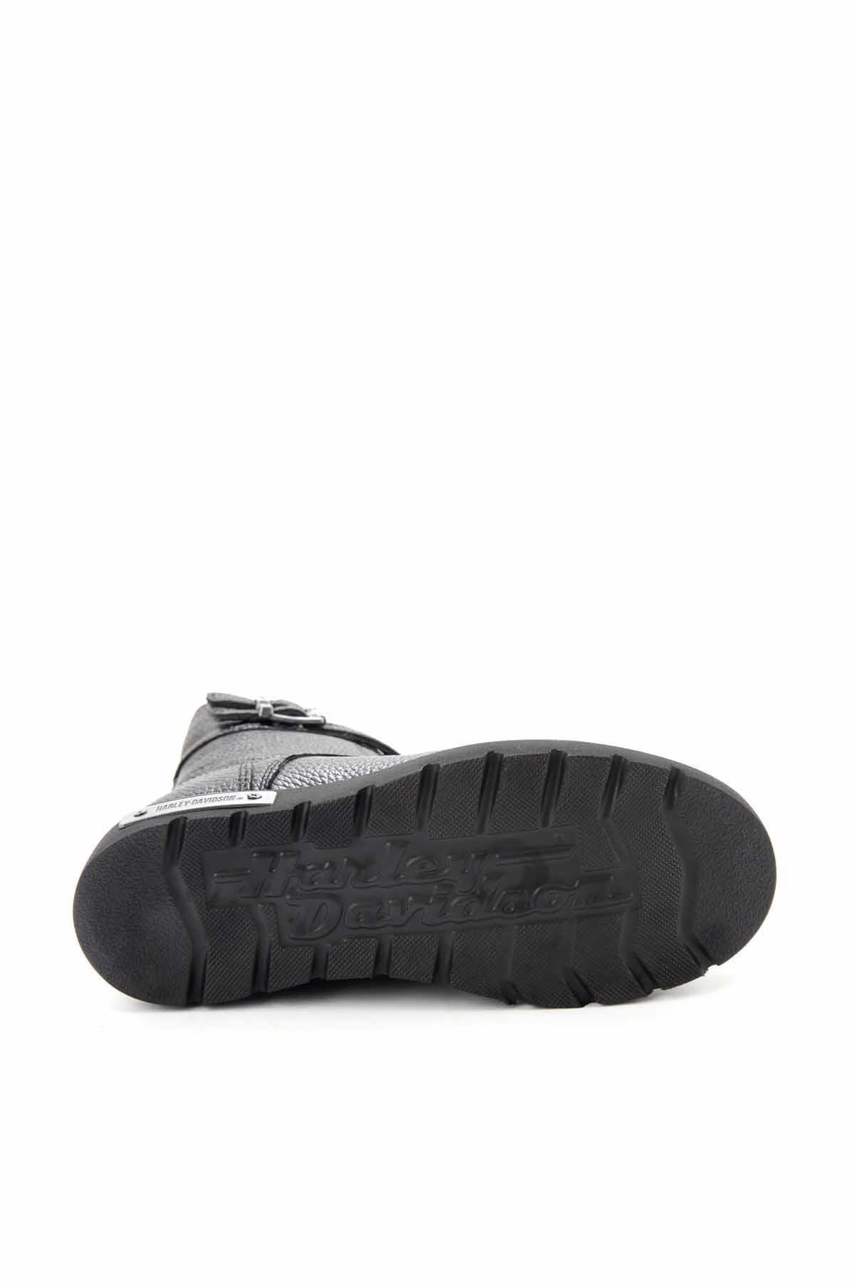 Black Hakiki Deri Kadın Bot & Bootie HD0777063603