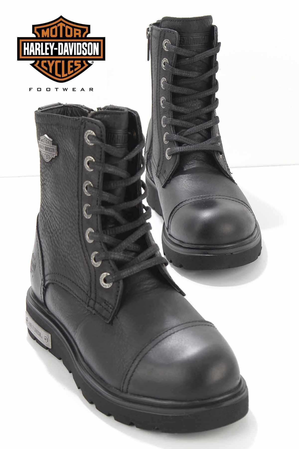 Black Hakiki Deri Kadın Bot & Bootie HD0777063003