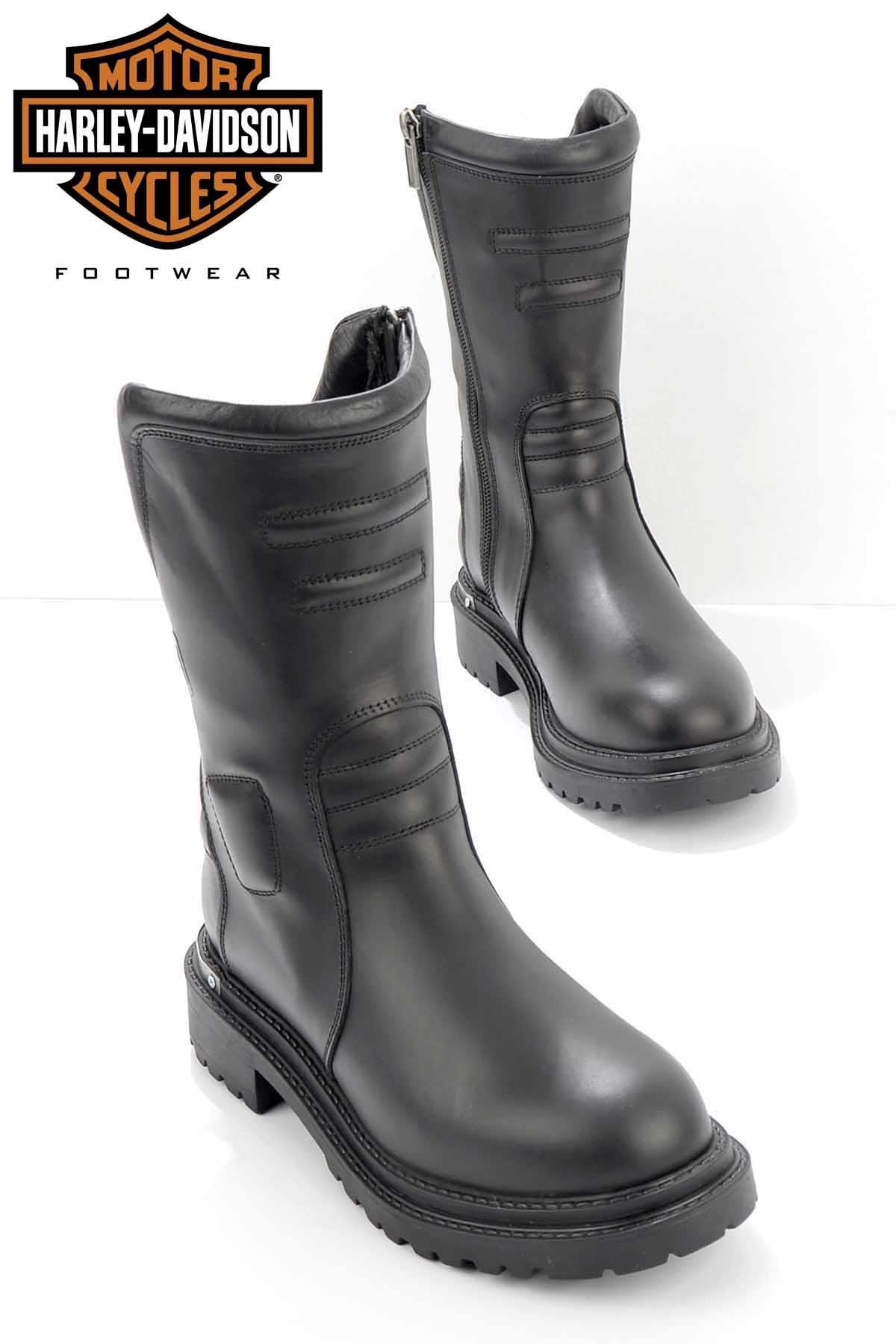 Black Hakiki Deri Kadın Bot & Bootie HD0777057103