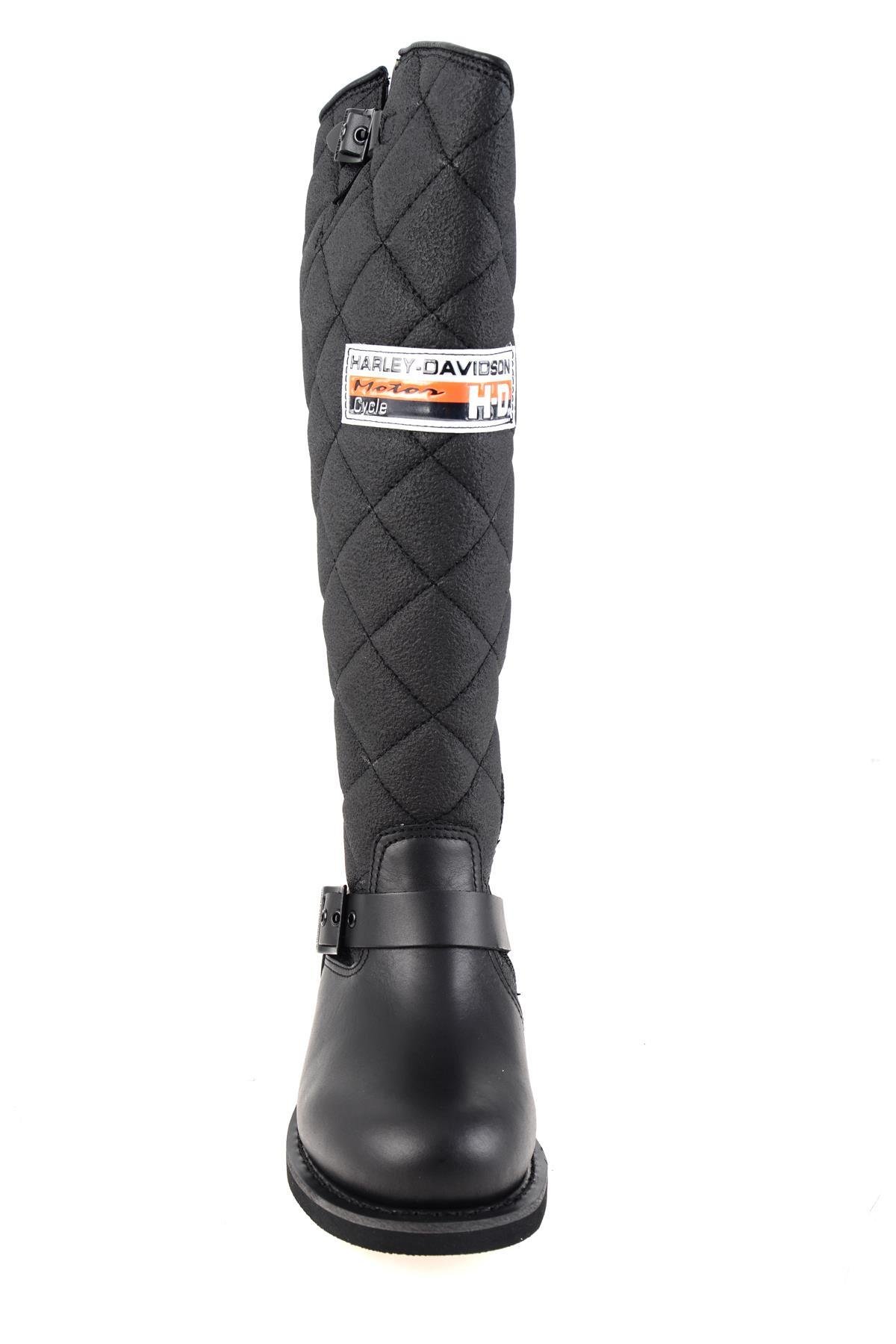 Black Hakiki Deri Kadın Bot & Bootie HD0777005803