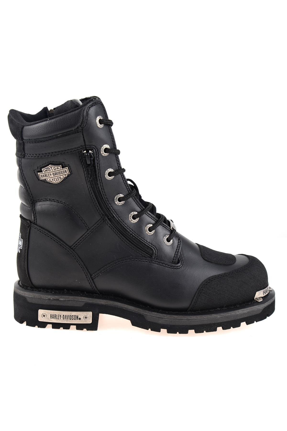 Black Hakiki Deri Kadın Bot & Bootie HD1777055203