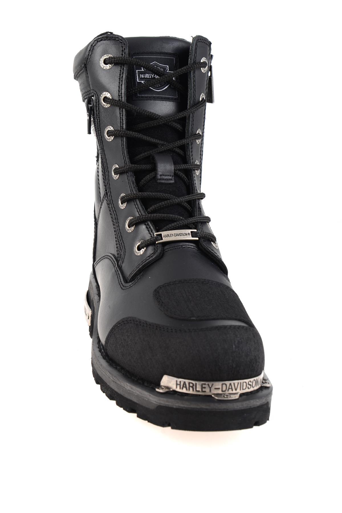 Black Hakiki Deri Kadın Bot & Bootie HD1777055203