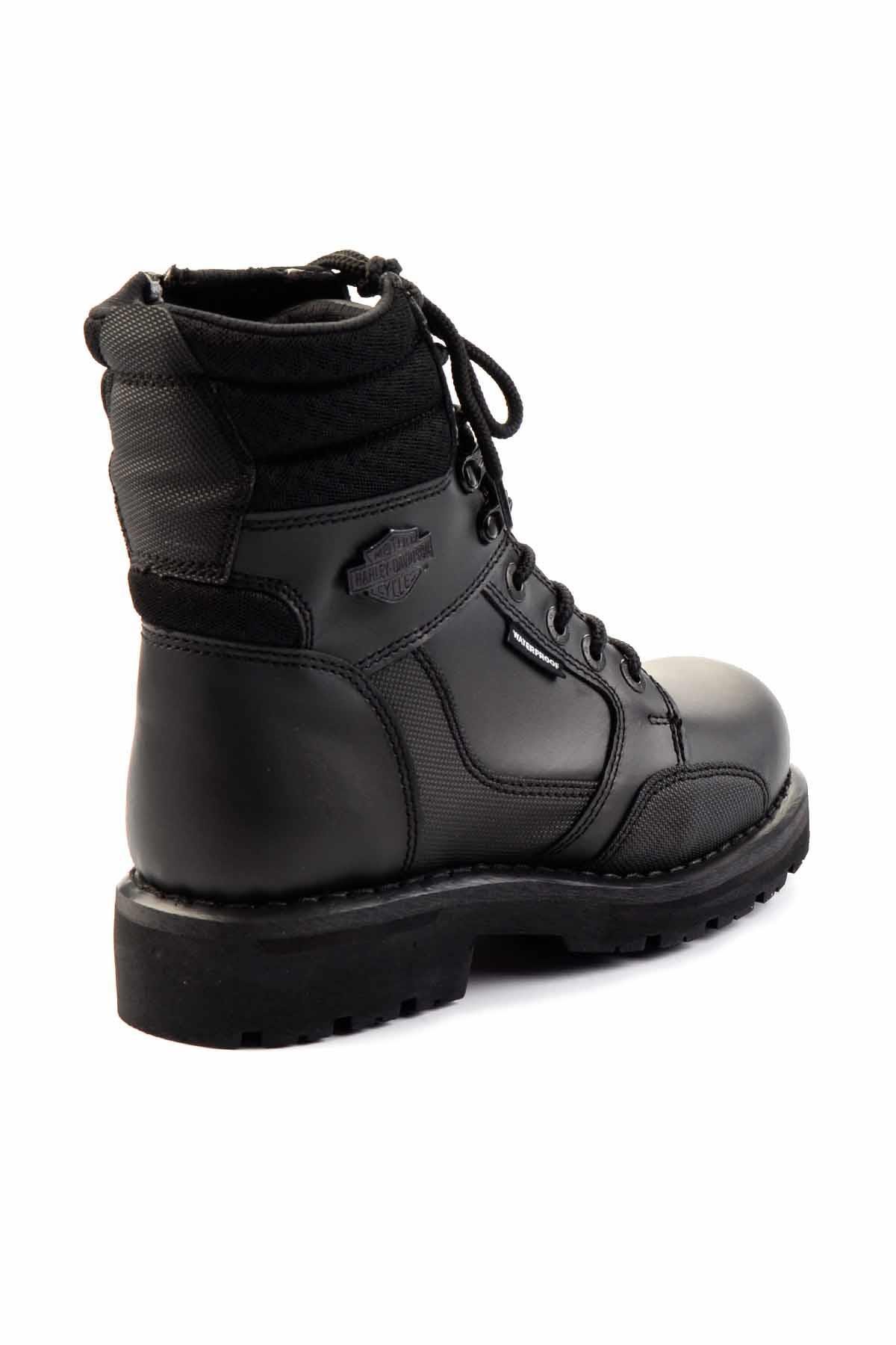 Black Hakiki Deri Kadın Bot & Bootie HD1777064803