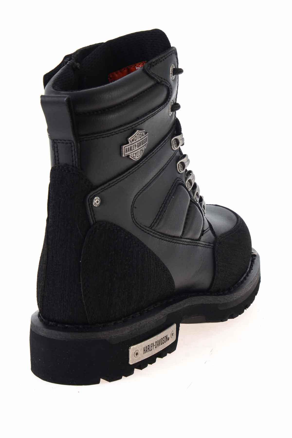 Black Hakiki Deri Kadın Bot & Bootie HD1777063203