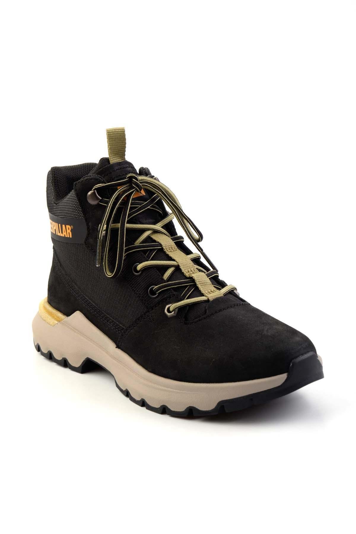 Black Leather Erkek Bot & Bootie CAT1111120801