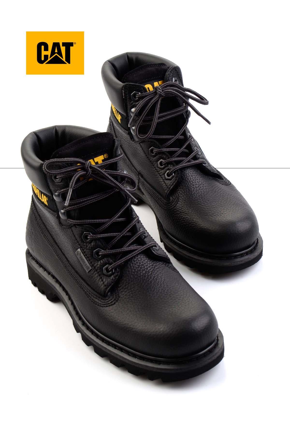 Black Leather Erkek Bot & Bootie CAT1111141303