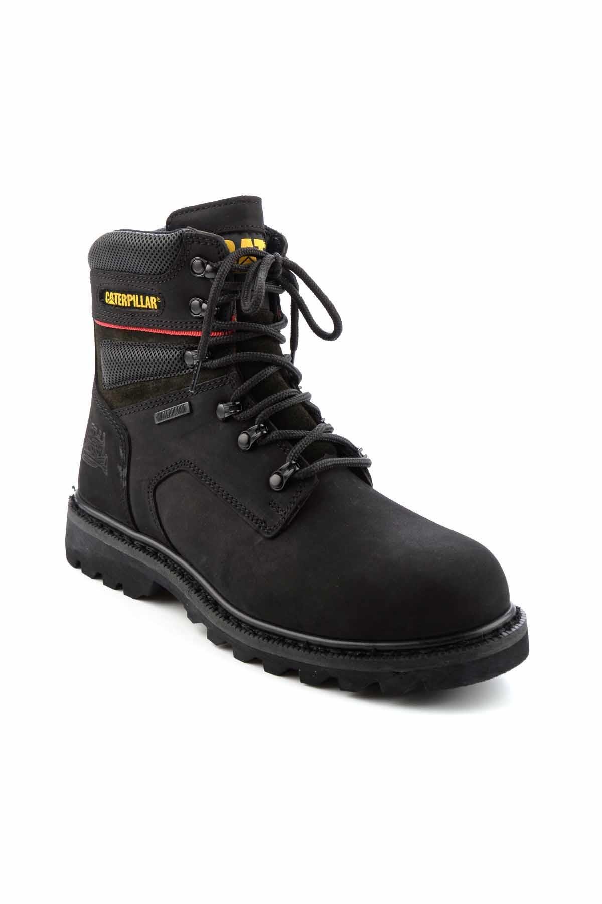 Black Leather Erkek Bot & Bootie CAT1111136301