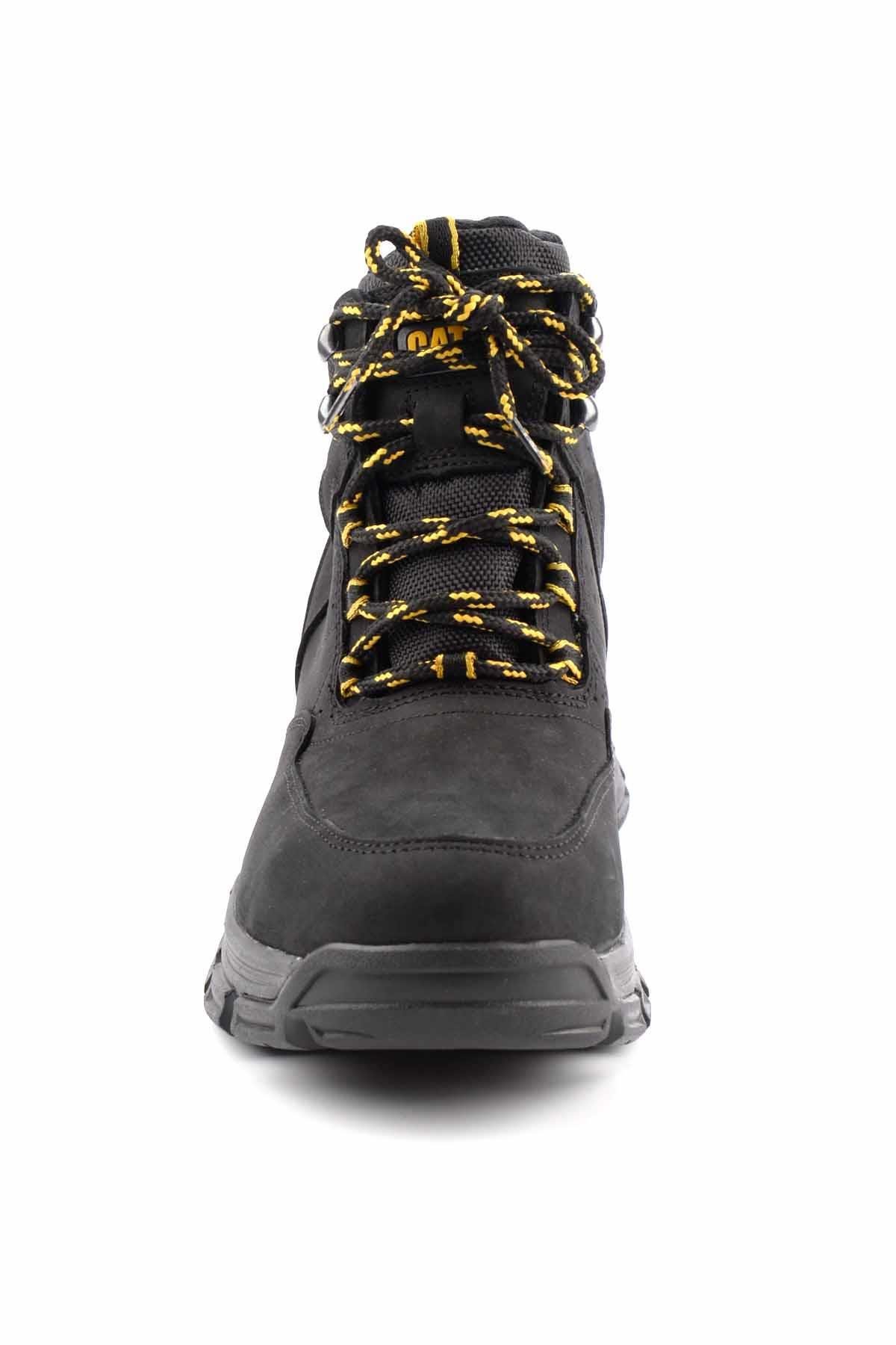 Black Leather Erkek Bot & Bootie CAT1111130601