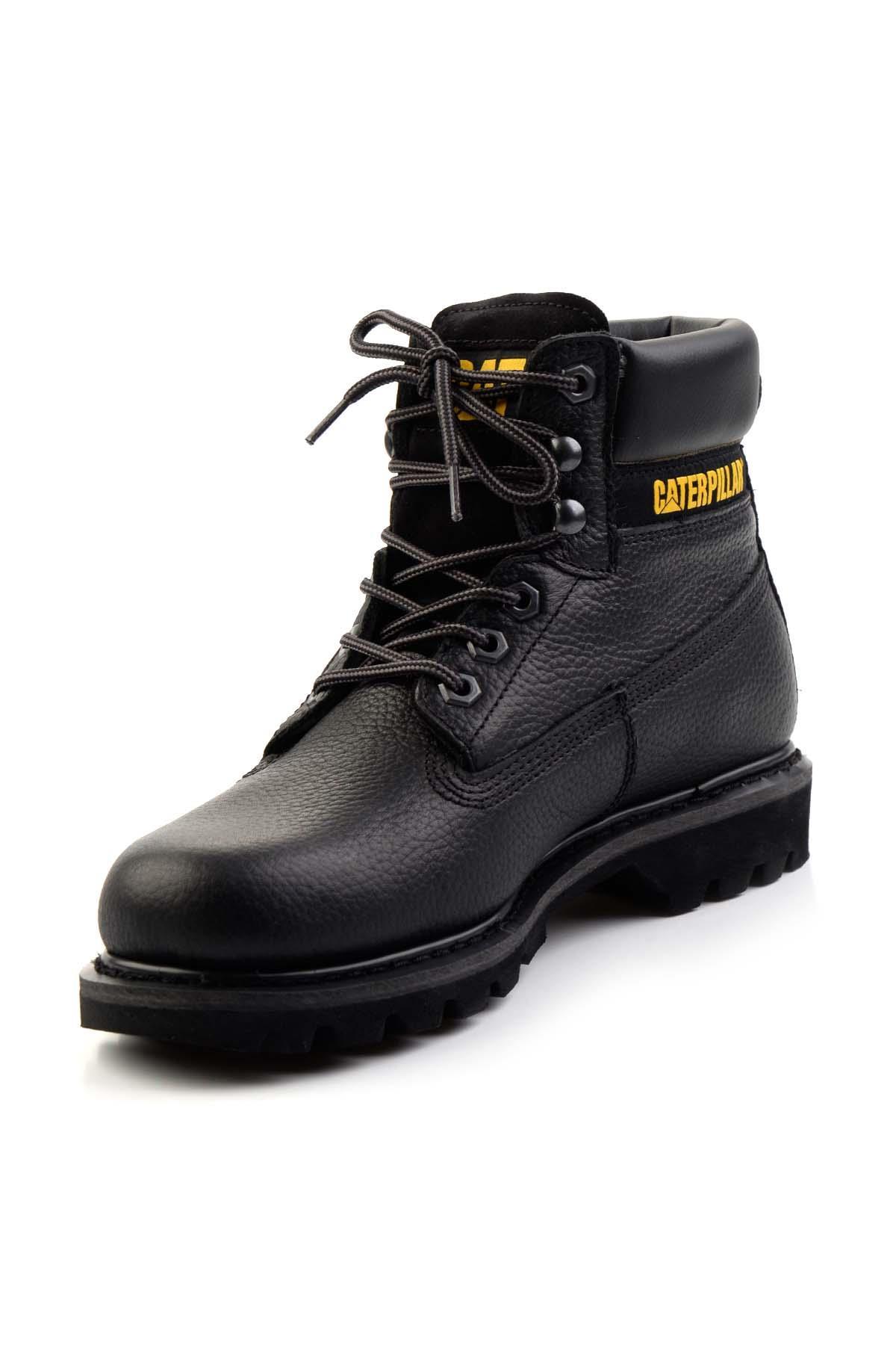 Black Leather Erkek Bot & Bootie CAT1111141303