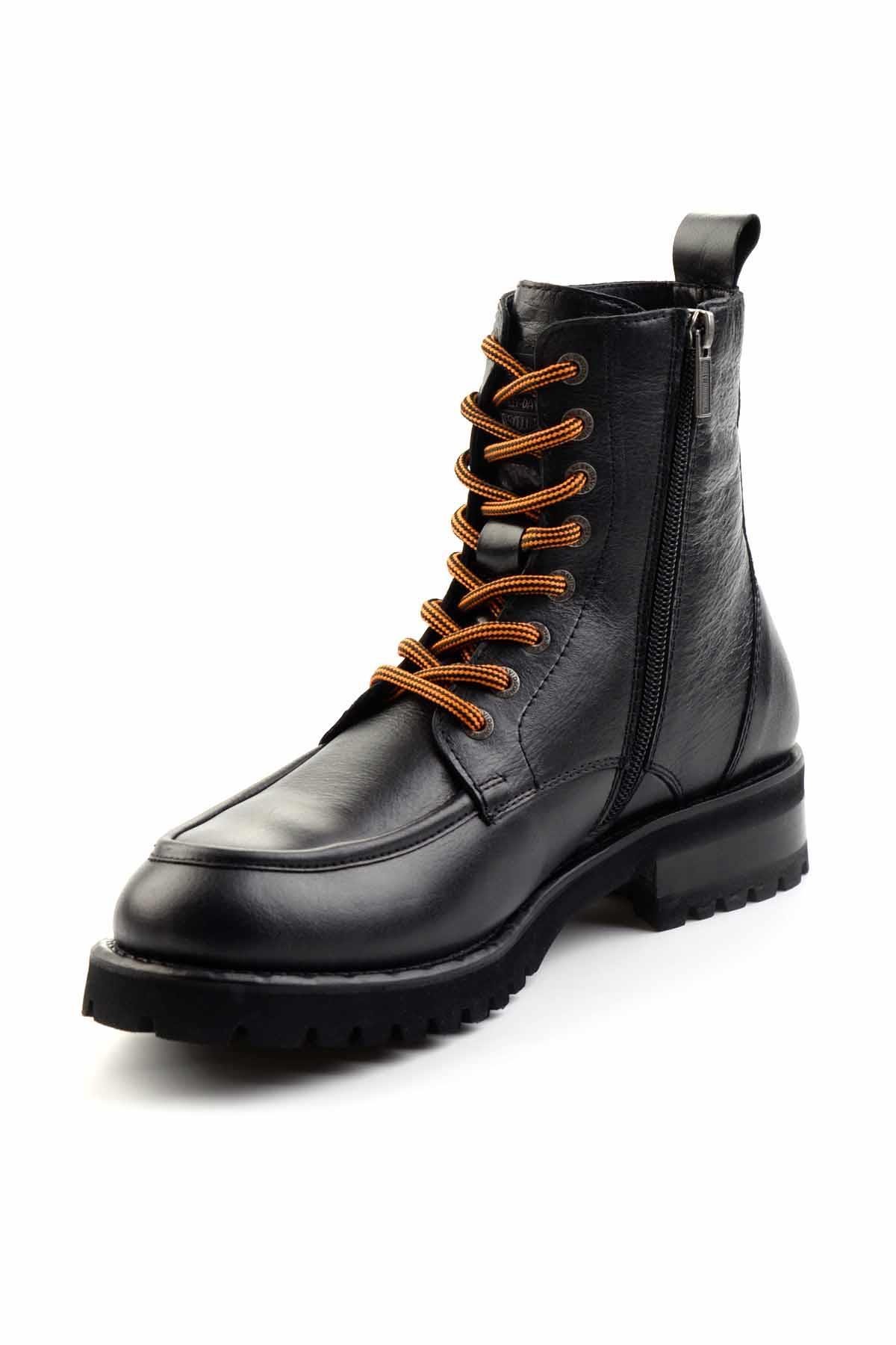 Black Leather Erkek Bot & Bootie HD1777005903