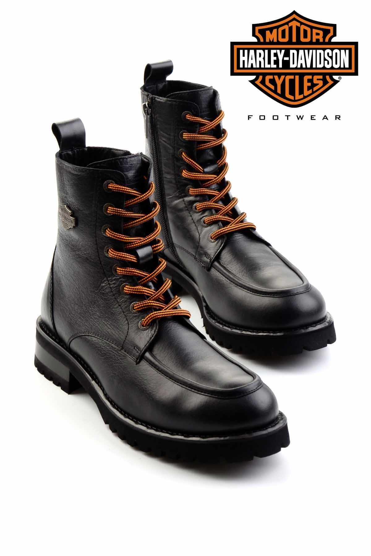 Black Leather Erkek Bot & Bootie HD1777005903