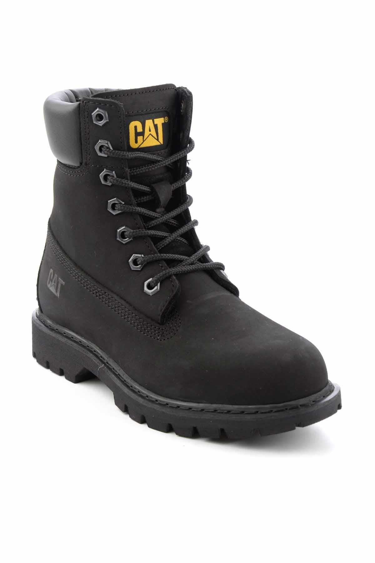 Black Leather Kadın Bot & Bootie CAT0111009901