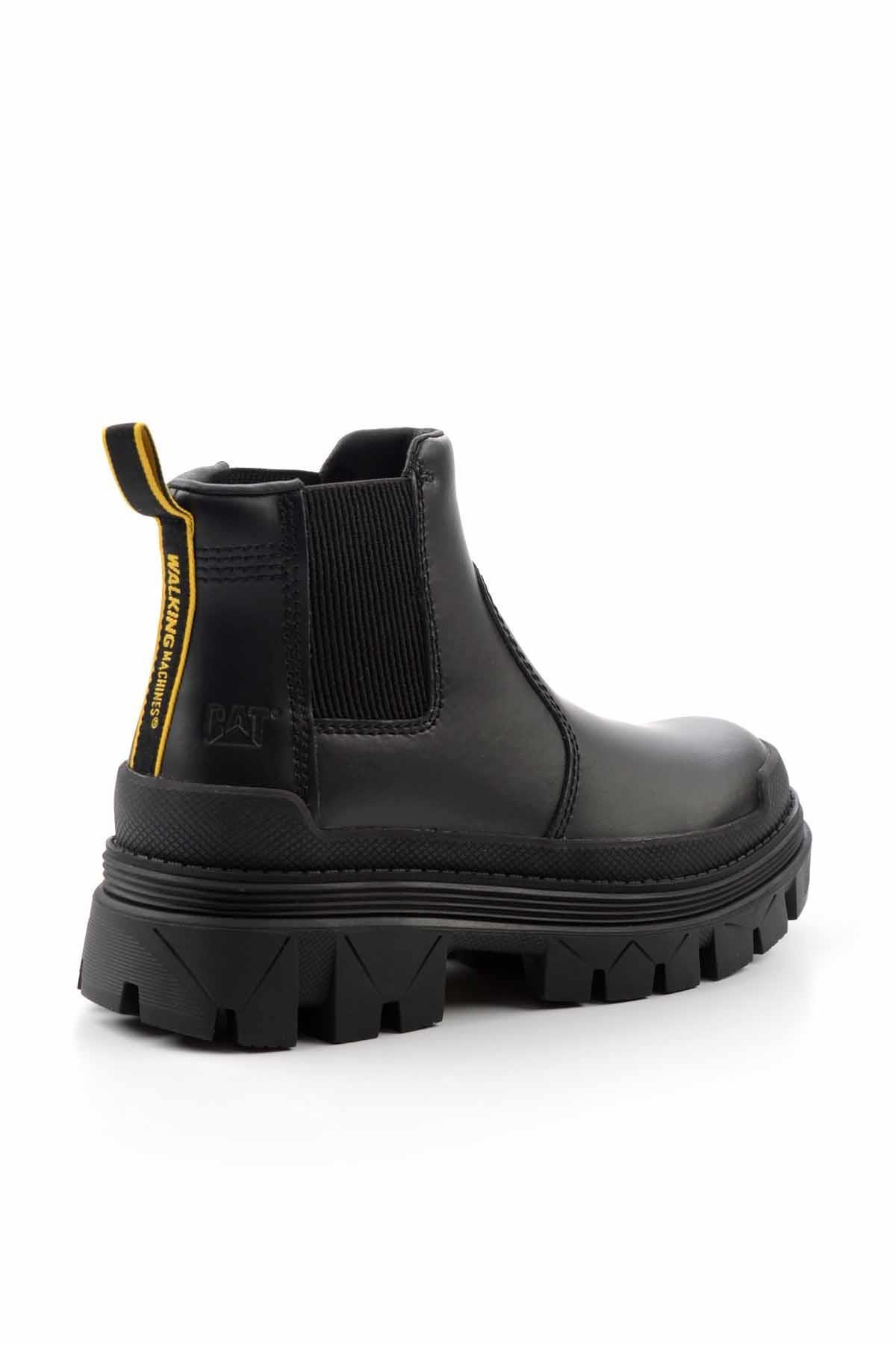 Black Leather Kadın Bot & Bootie CAT0111121503
