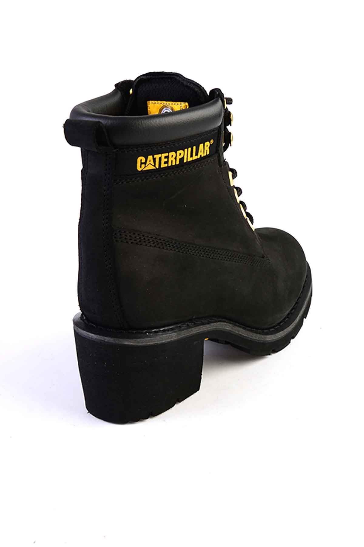 Black Leather Kadın Bot & Bootie CAT0111083401