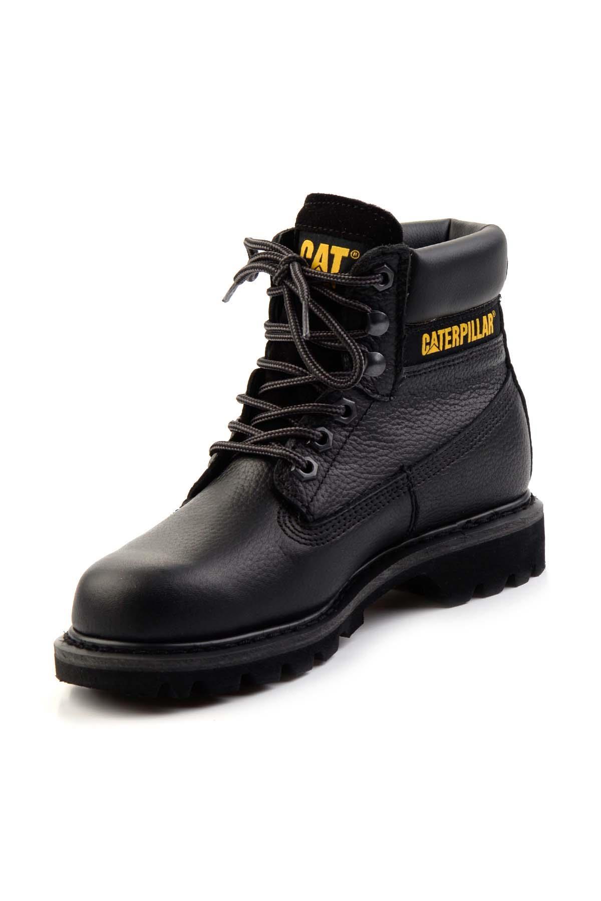 Black Leather Kadın Bot & Bootie CAT0111122303