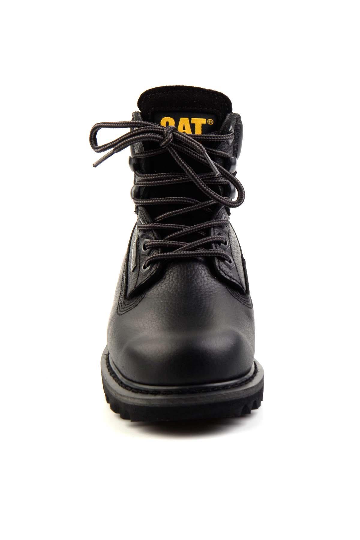 Black Leather Kadın Bot & Bootie CAT0111122303