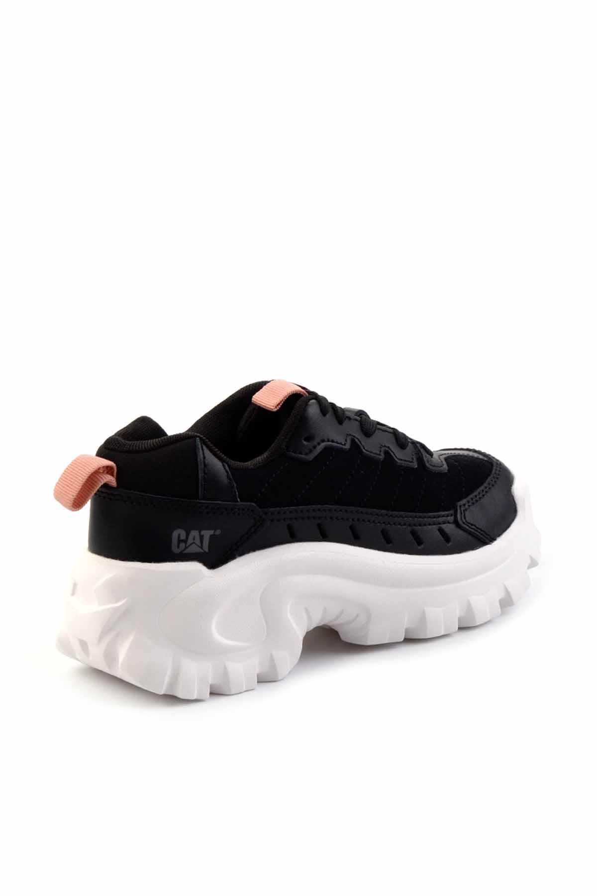 Black Leather Kadın Sneaker CAT0111100502