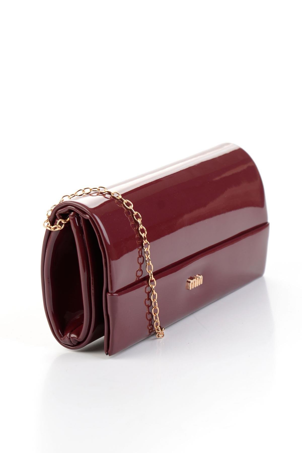 Bordo  Kadın Abiye Çanta C06113135698