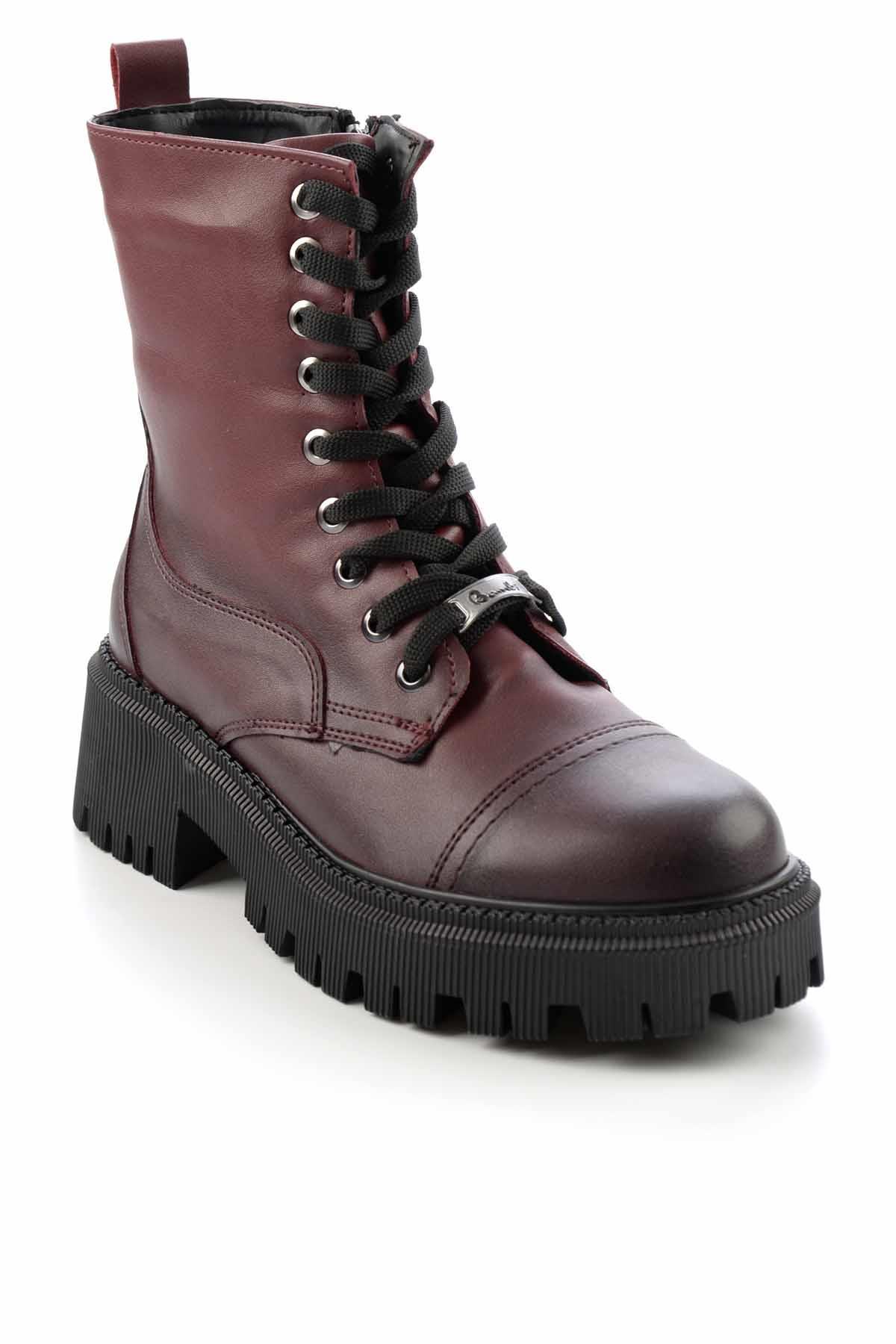 Bordo  Kadın Bot & Bootie K02586010009