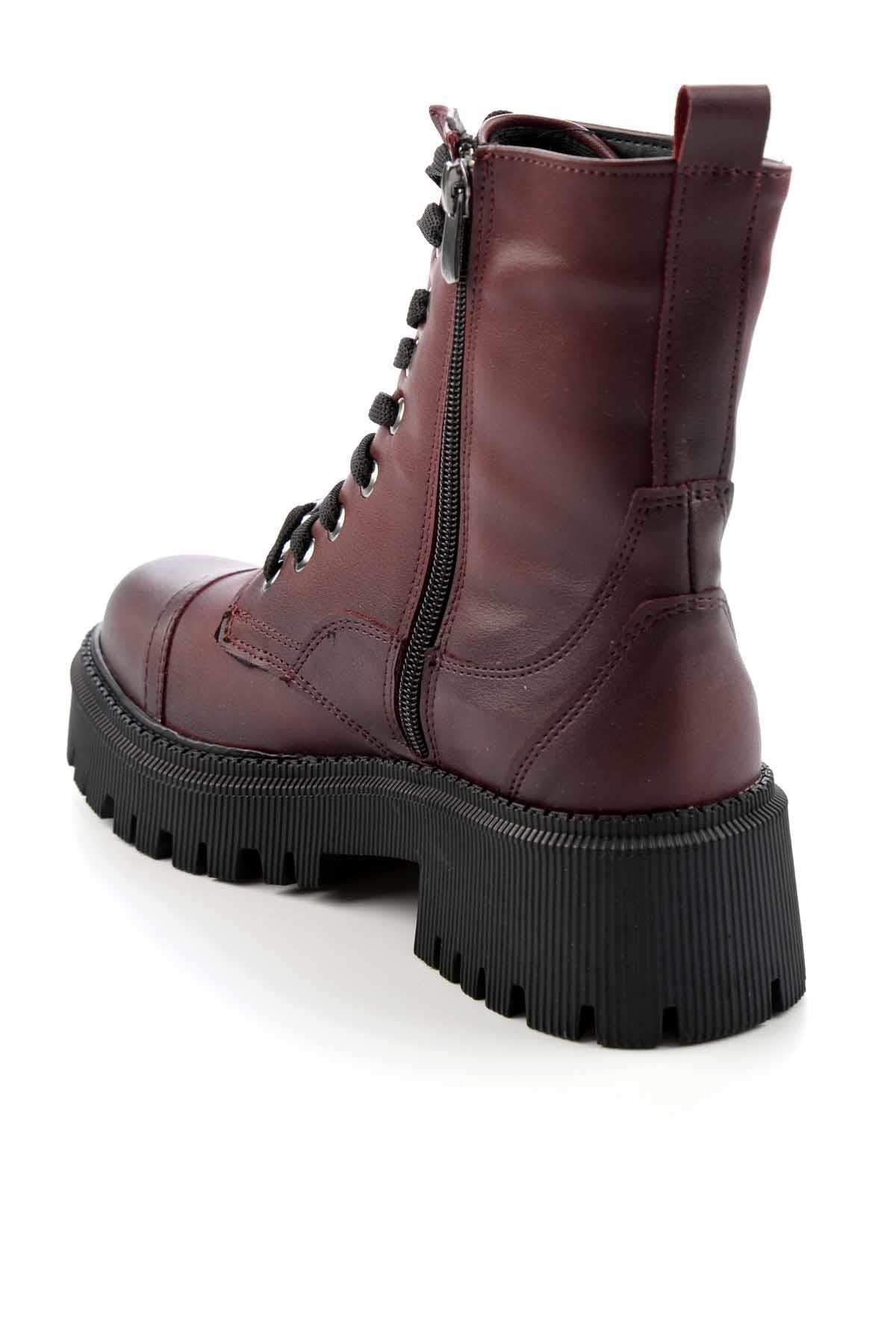 Bordo  Kadın Bot & Bootie K02586010009