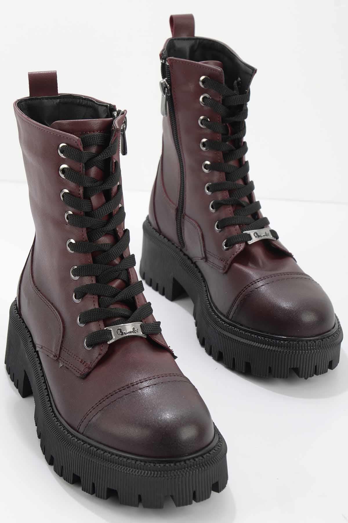 Bordo  Kadın Bot & Bootie K02586010009