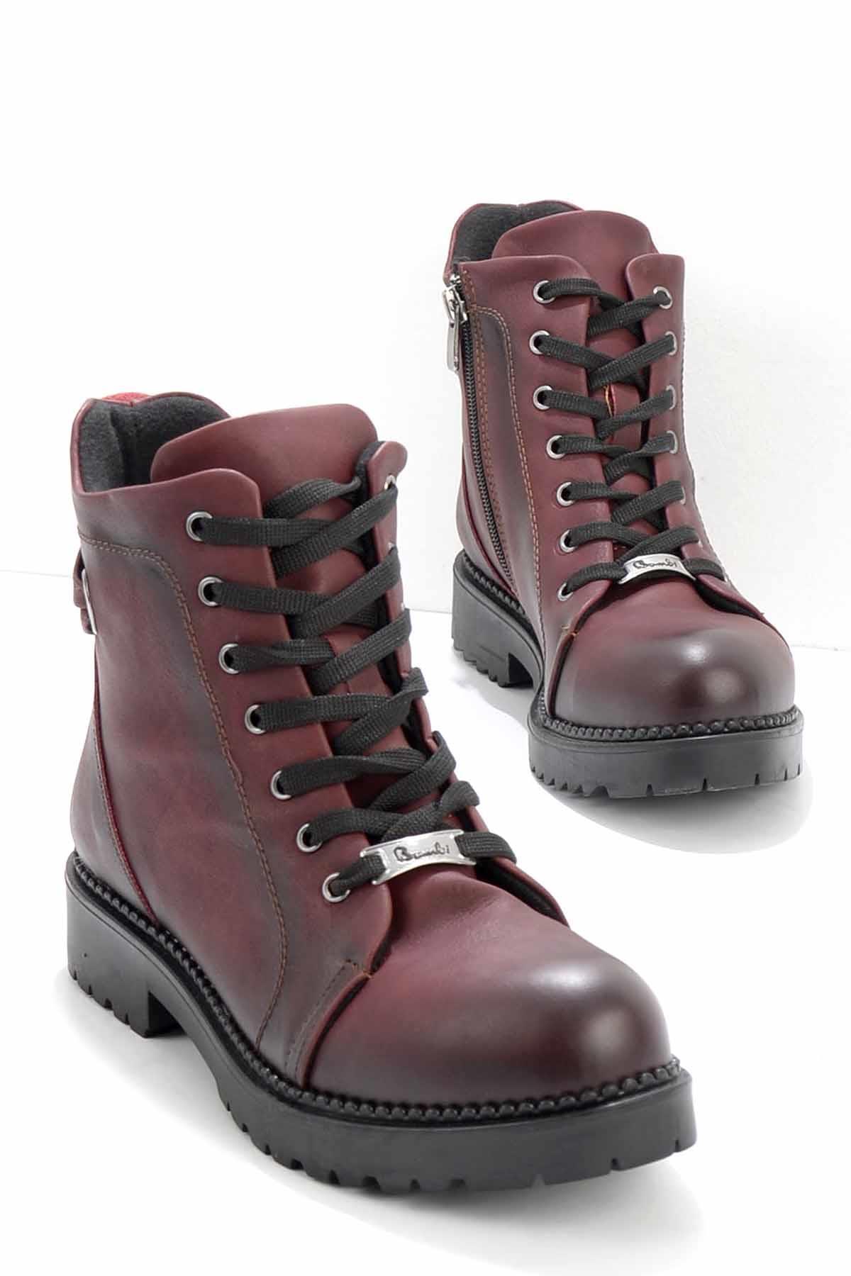 Bordo  Kadın Bot & Bootie M0586215809