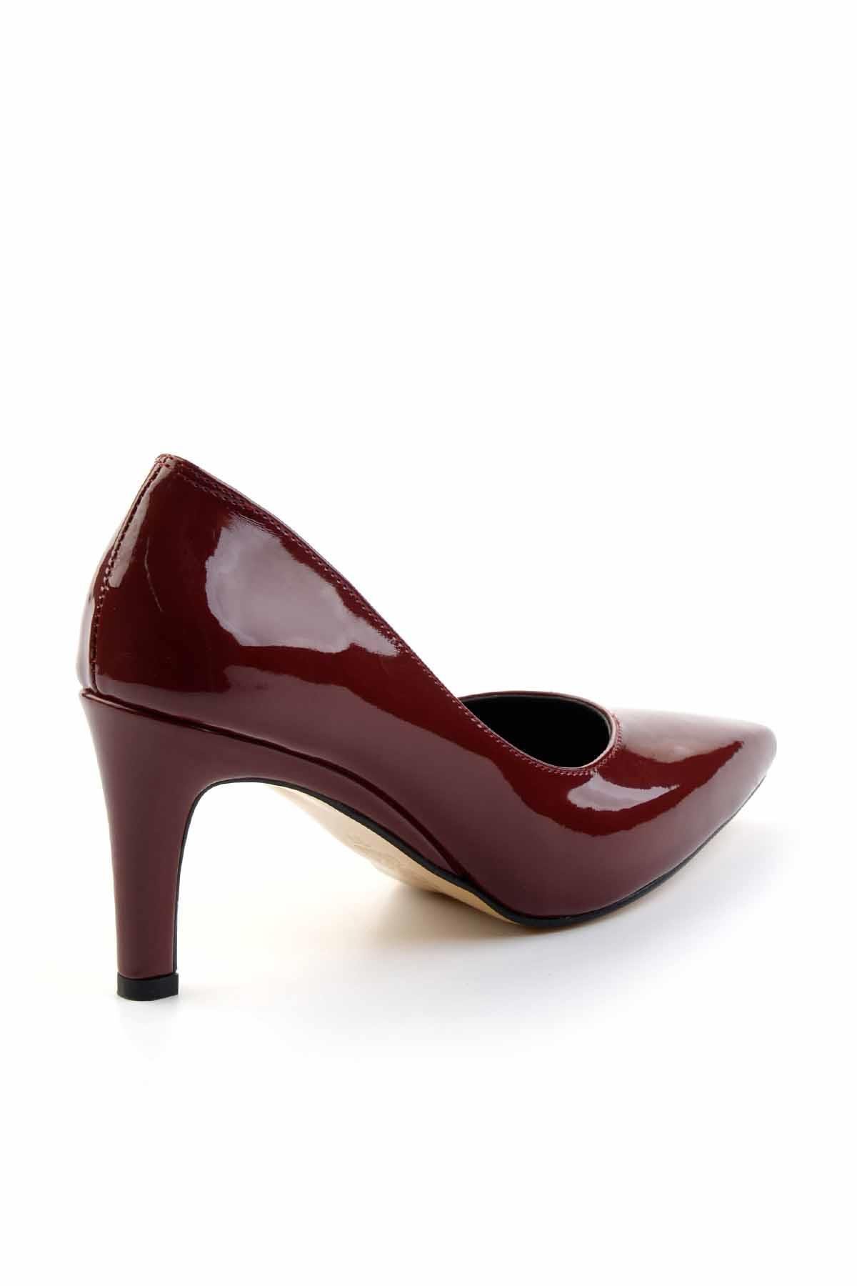 Bordo  Kadın Klasik Topuklu Ayakkabı K01188140008