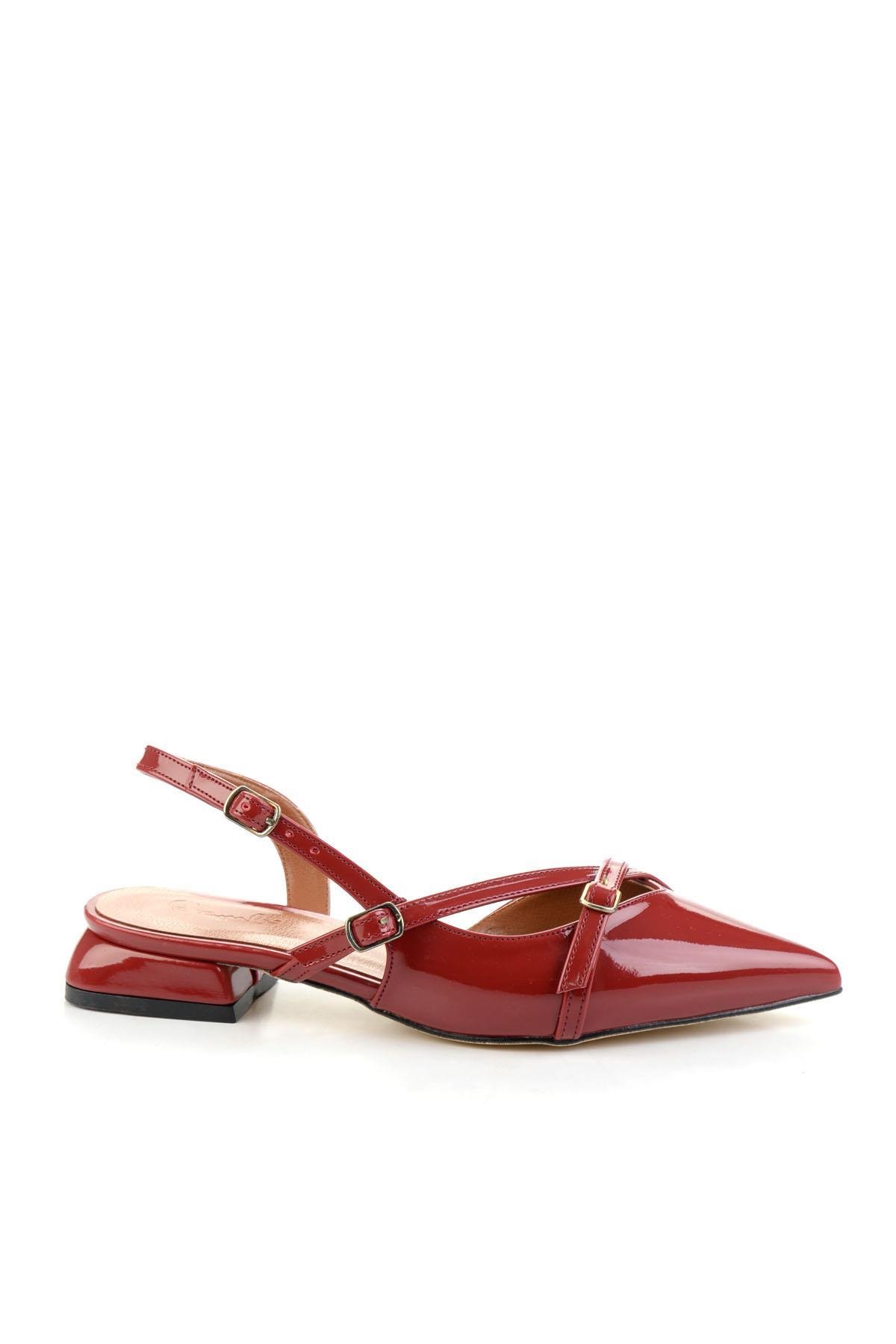 Bordo  Kadın Klasik Topuklu Ayakkabı K01226015408