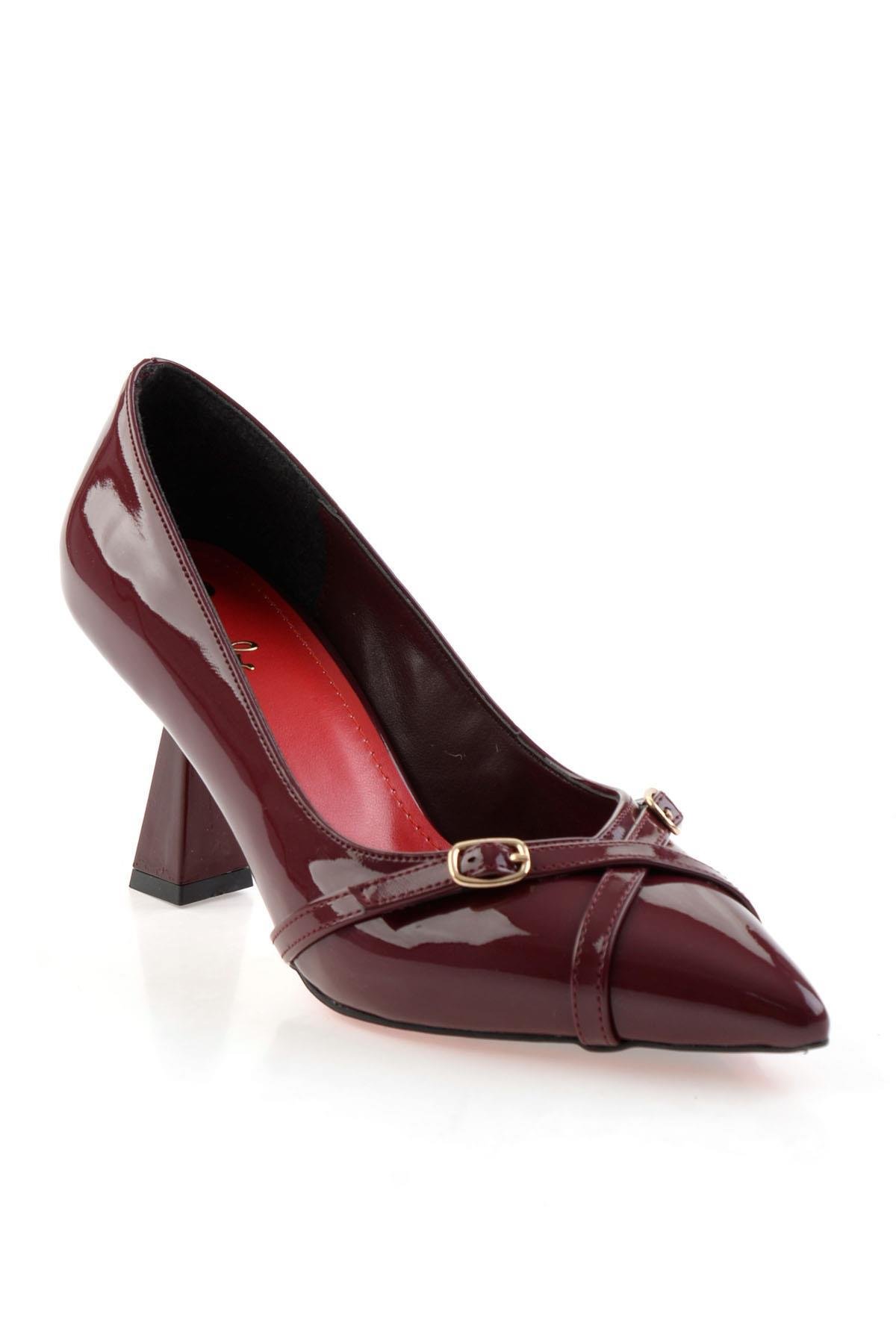 Bordo  Kadın Klasik Topuklu Ayakkabı K01231401408