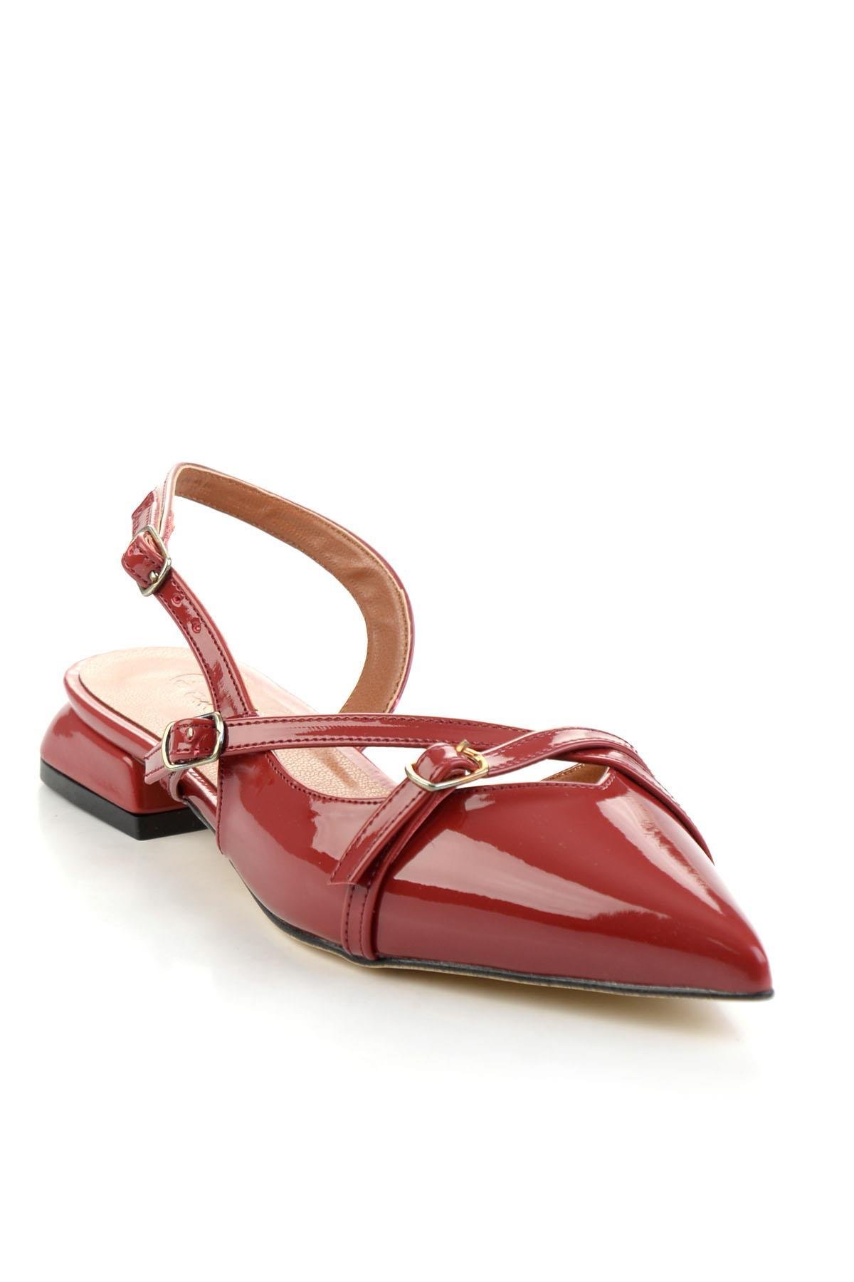 Bordo  Kadın Klasik Topuklu Ayakkabı K01226015408