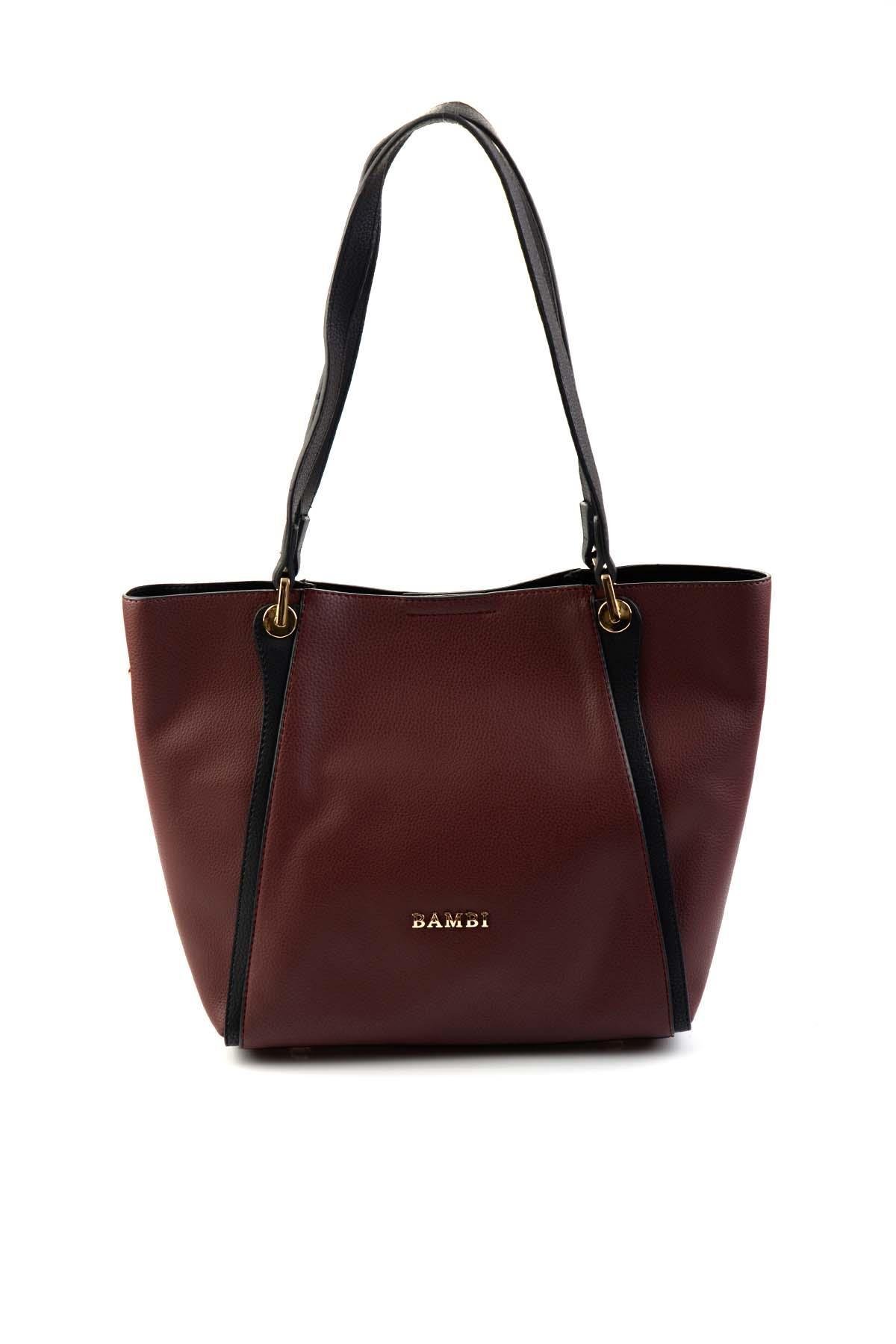 Bordo  Kadın Omuz Çantası C06004258009