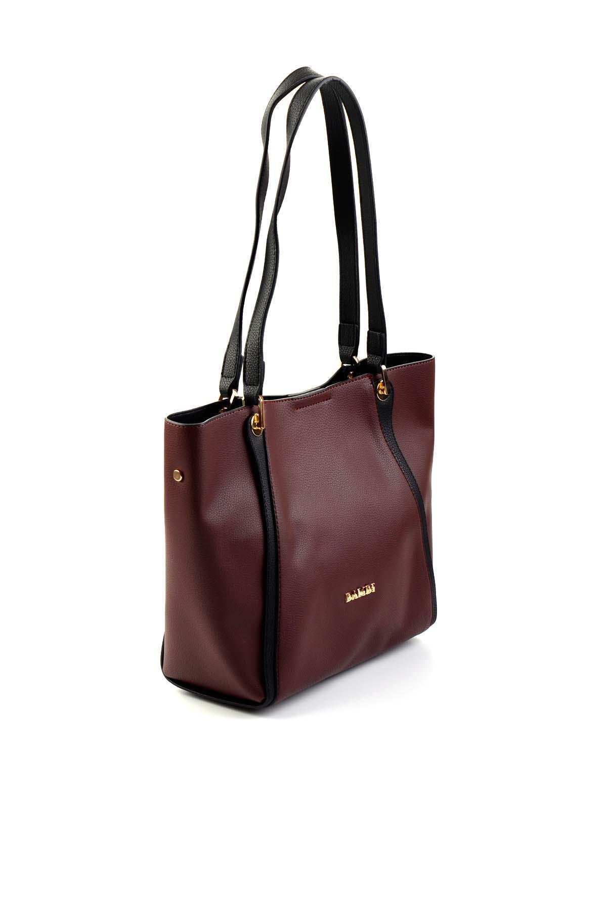 Bordo  Kadın Omuz Çantası C06004258009