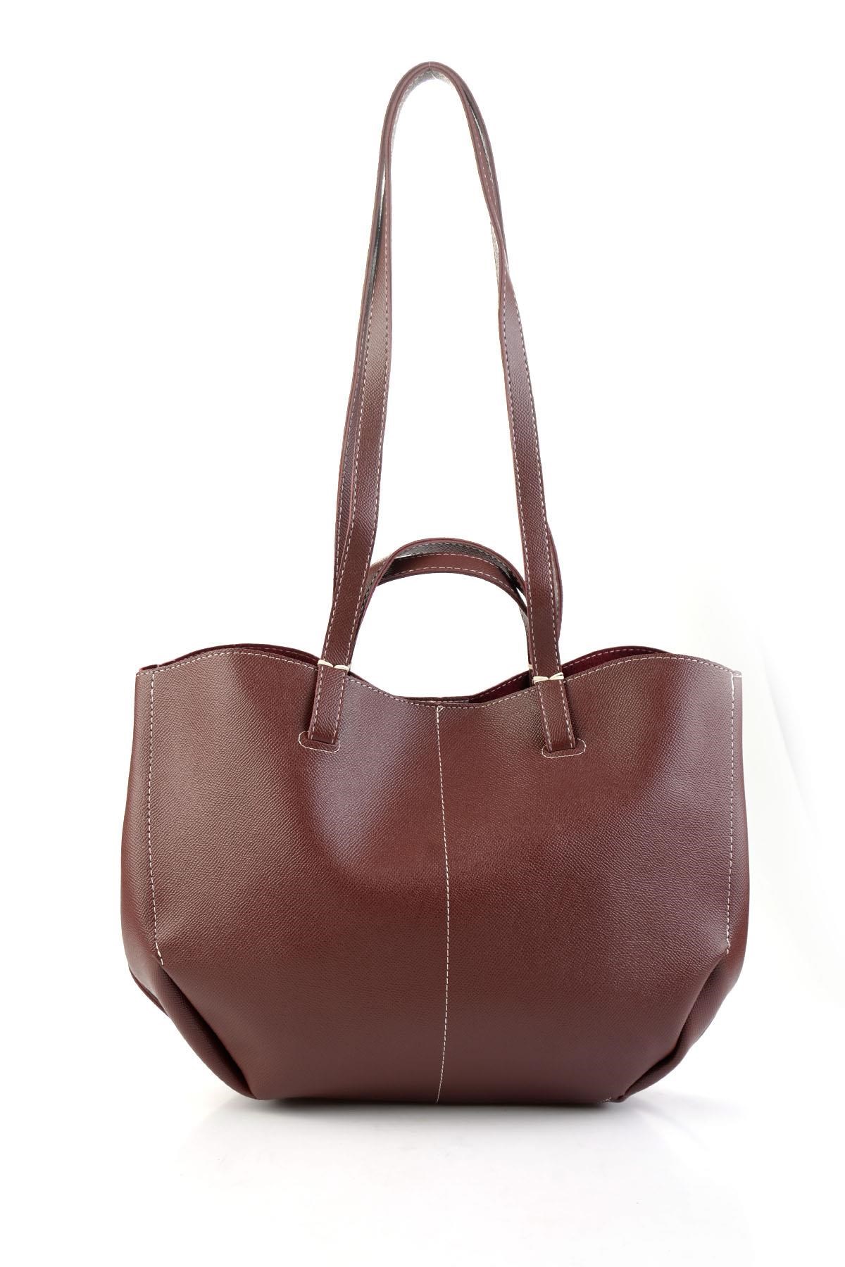 Bordo  Kadın Omuz Çantası C06569000509