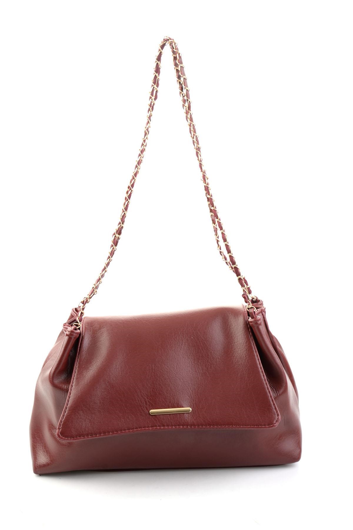 Bordo  Kadın Postacı Çanta C06571011709