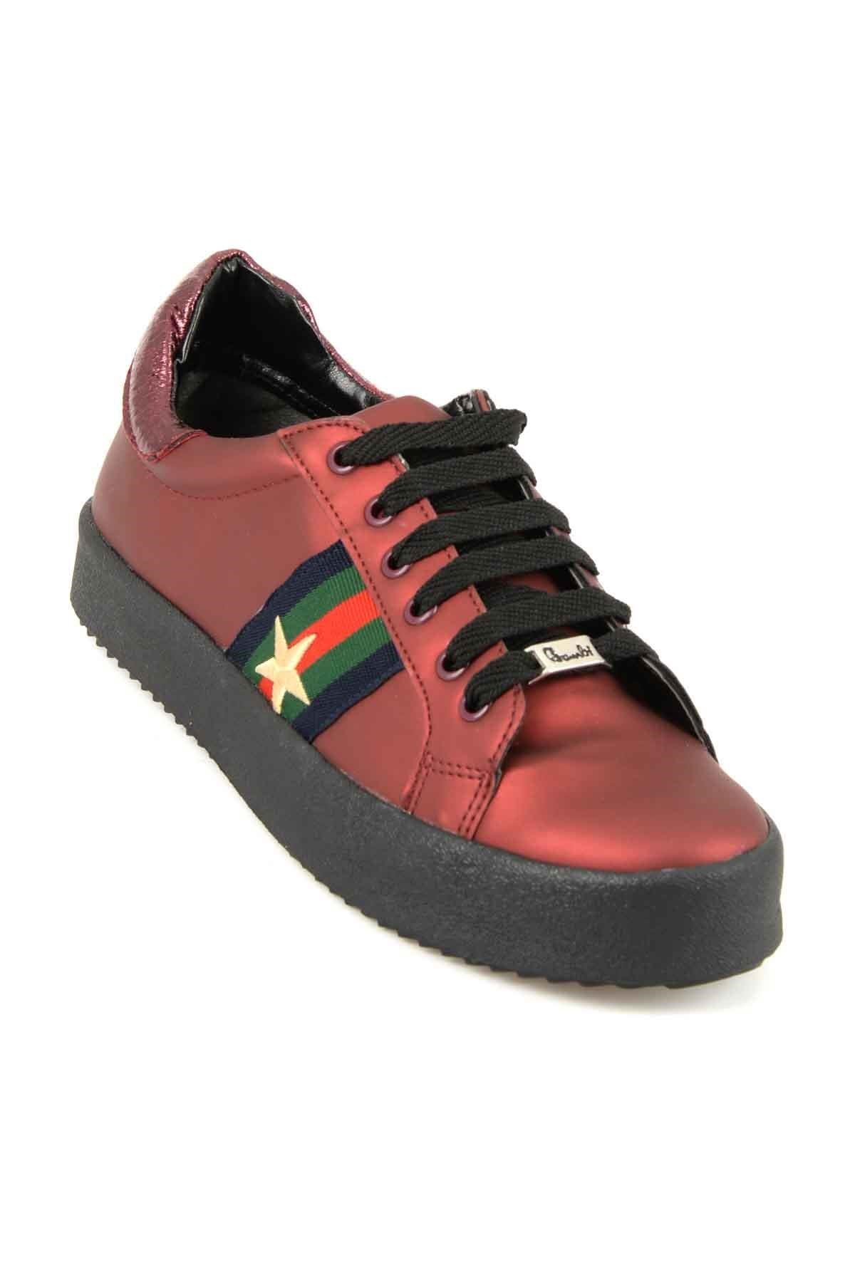 Bordo  Kadın Sneaker E0220633499