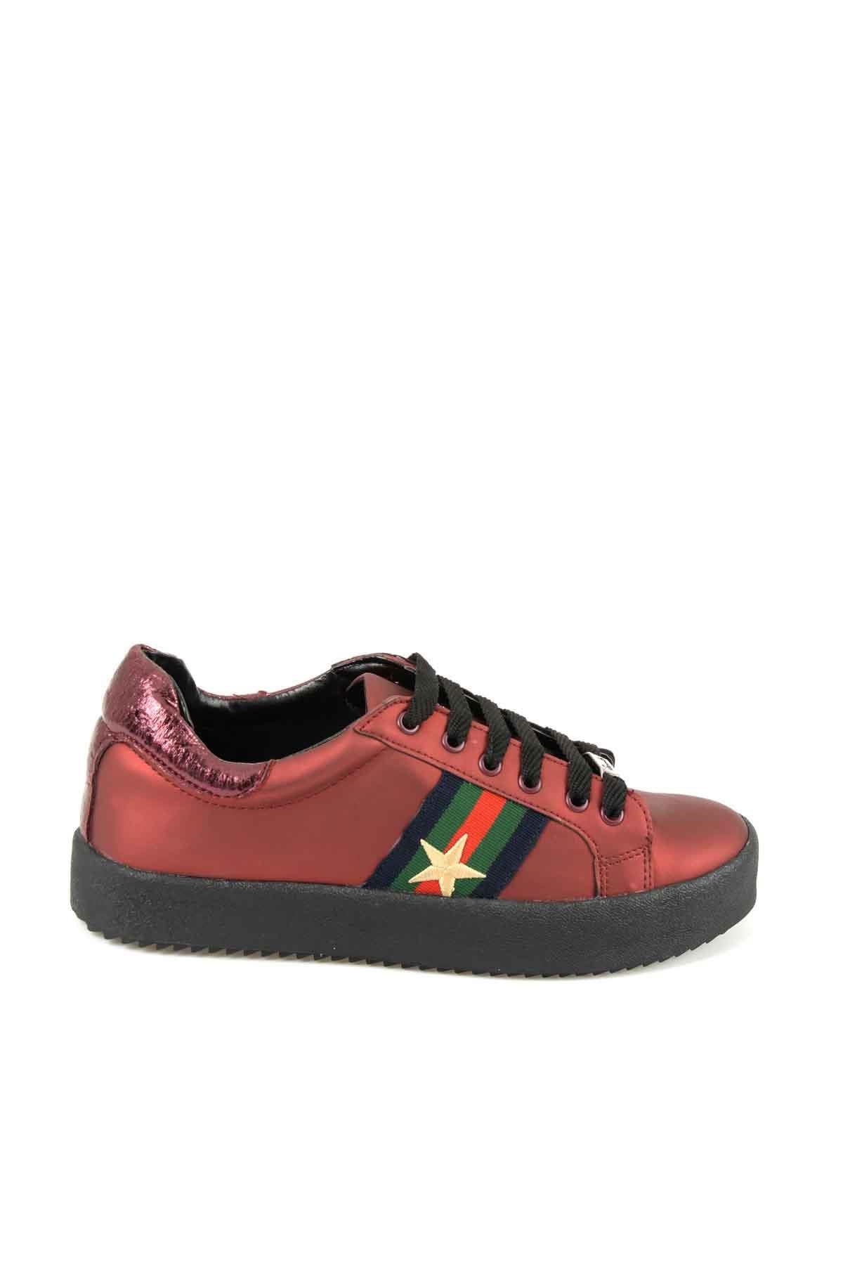 Bordo  Kadın Sneaker E0220633499