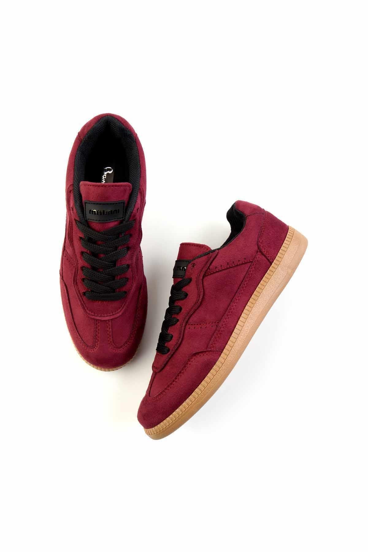 Bordo  Kadın Sneaker K01591512502