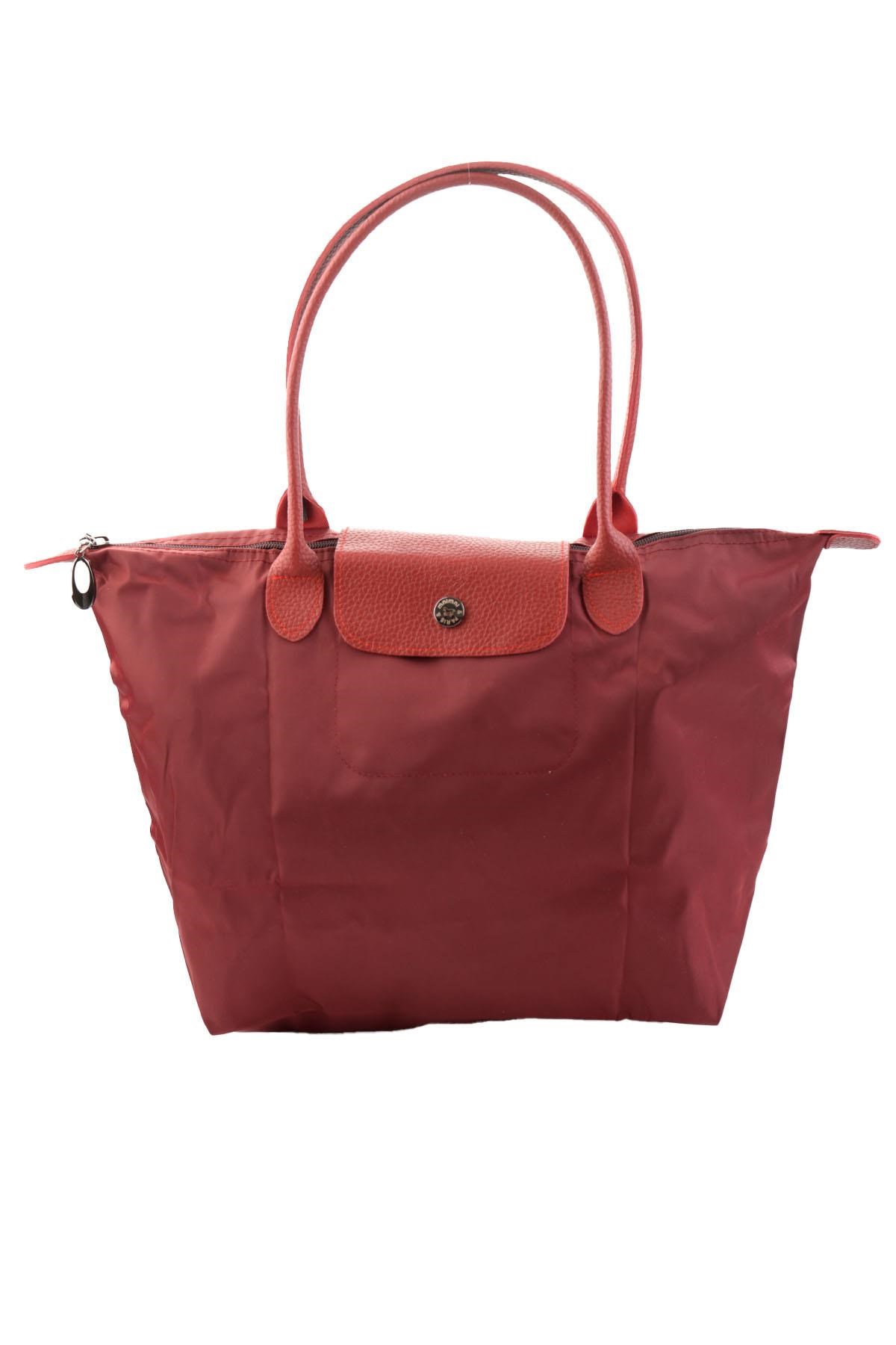 Bordo Kumaş  Kadın Omuz Çantası C06063020304