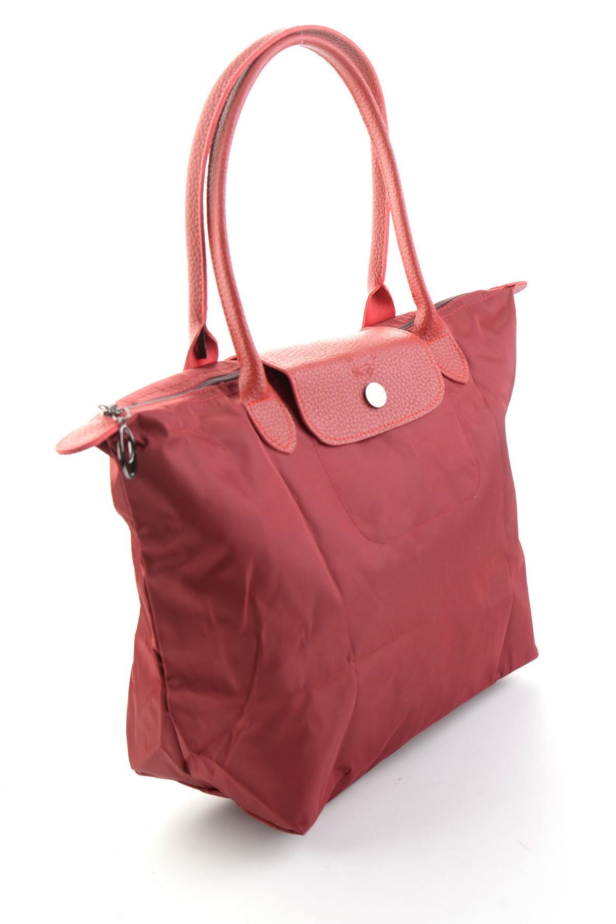 Bordo Kumaş  Kadın Omuz Çantası C06063020304